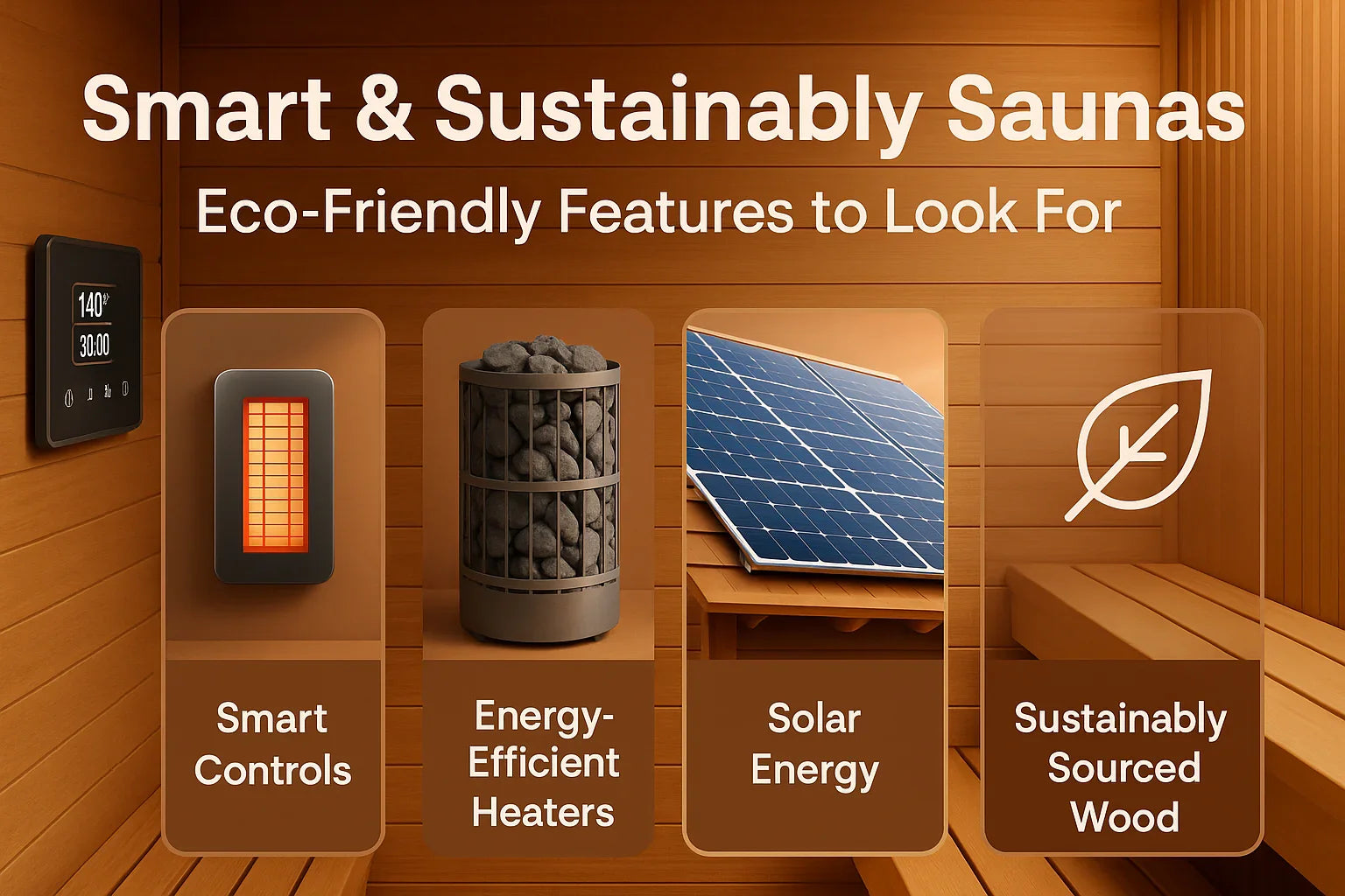Smart & Sustainable Saunas: Eco-Friendly Features to Look For