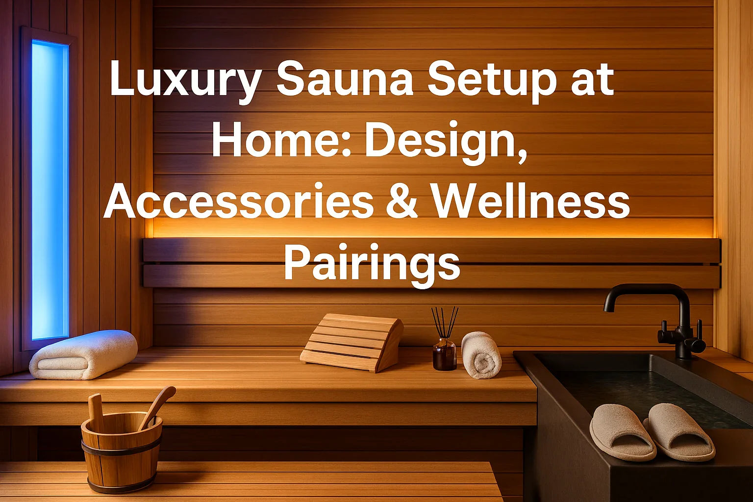Luxury Sauna Setup at Home: Design, Accessories & Wellness Pairings