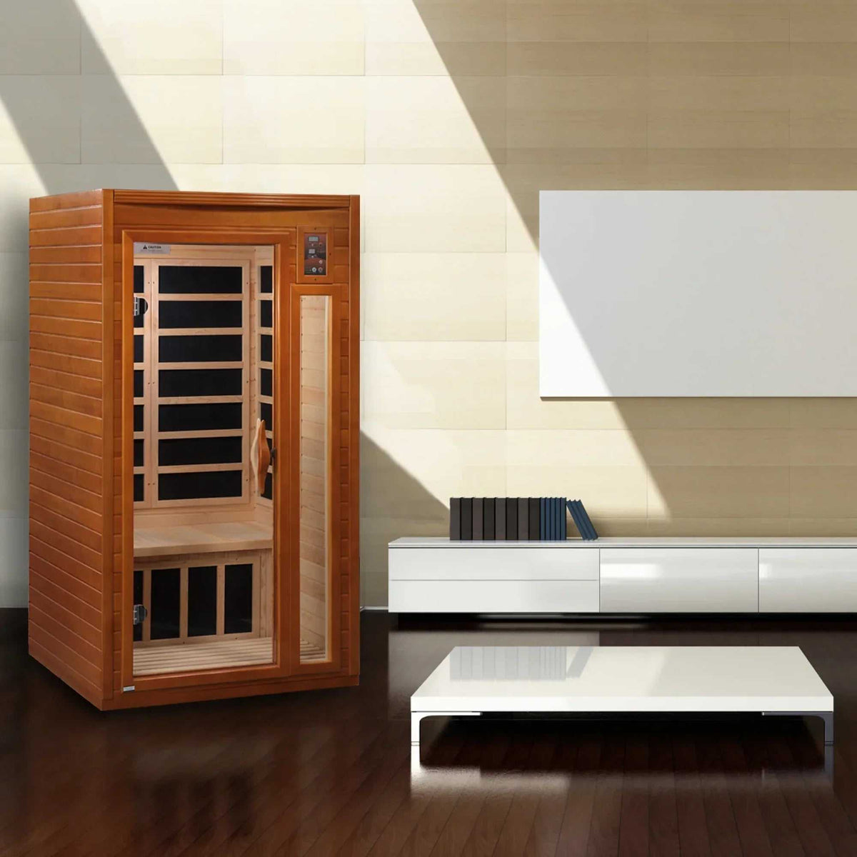 Dynamic Barcelona Elite 1-2-person Ultra Low EMF FAR Infrared Sauna - Sauna Luxuries