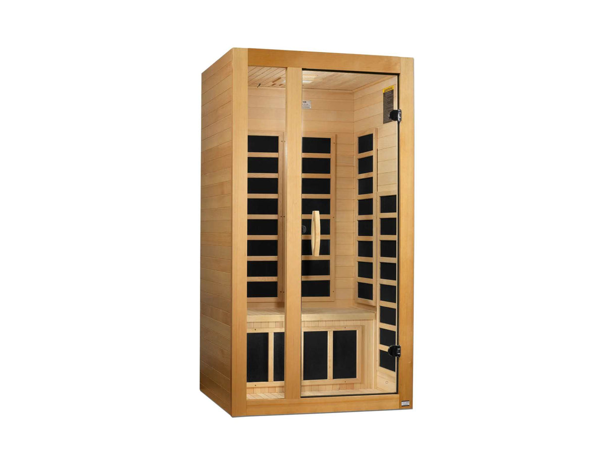 Dynamic Gracia 1-2-person Low EMF FAR Infrared Sauna - Sauna Luxuries