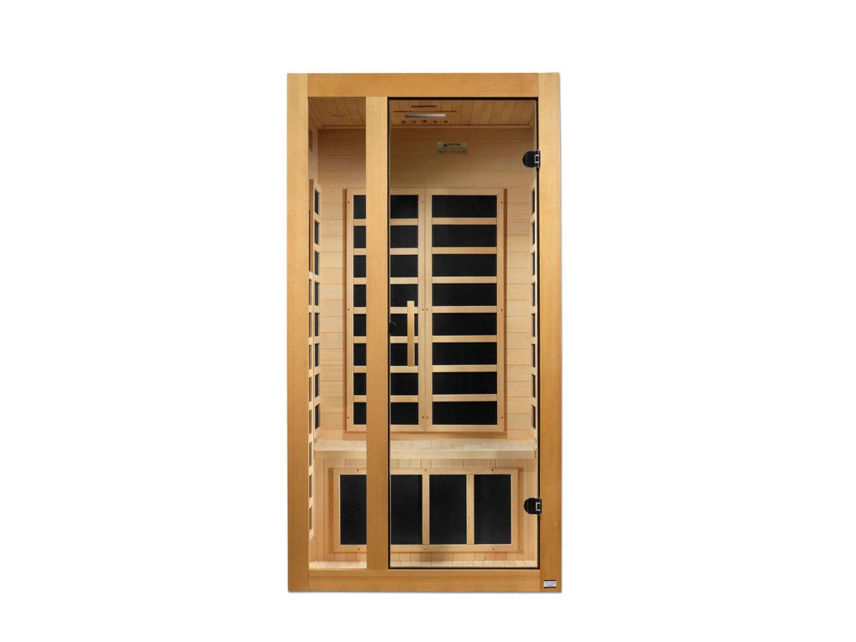 Dynamic Gracia 1-2-person Low EMF FAR Infrared Sauna - Sauna Luxuries
