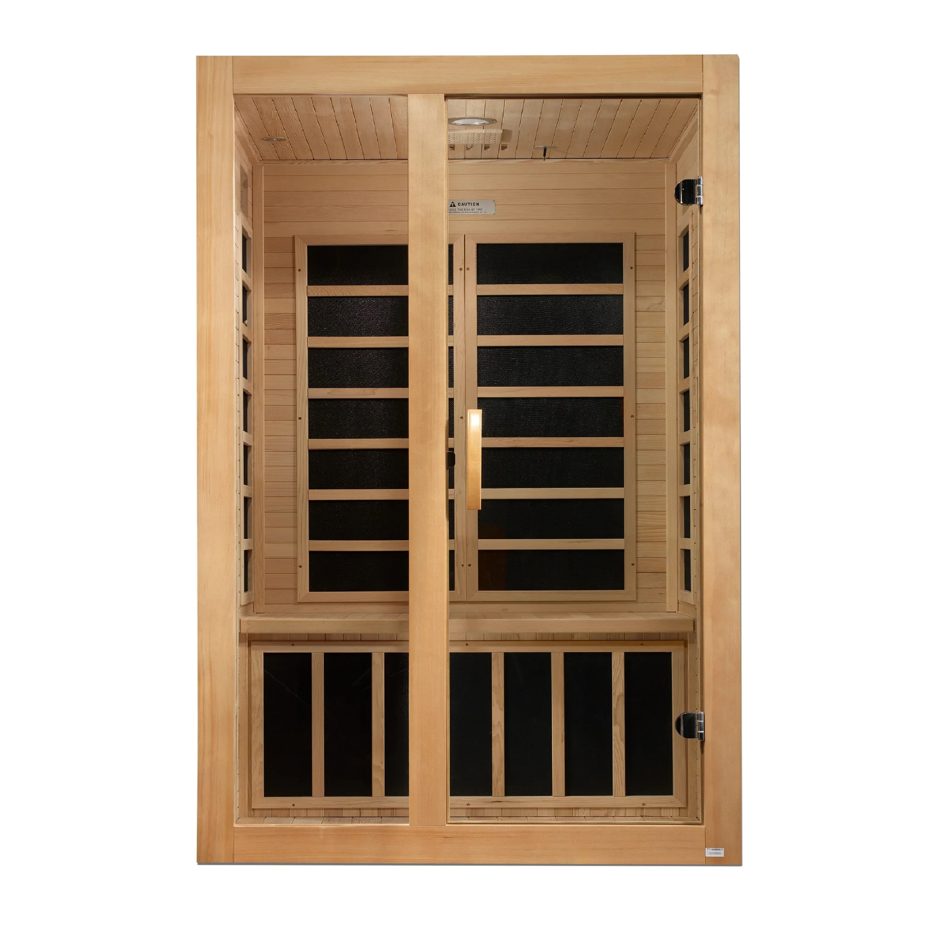 Dynamic Santiago 2-person Low EMF FAR Infrared Sauna - Sauna Luxuries
