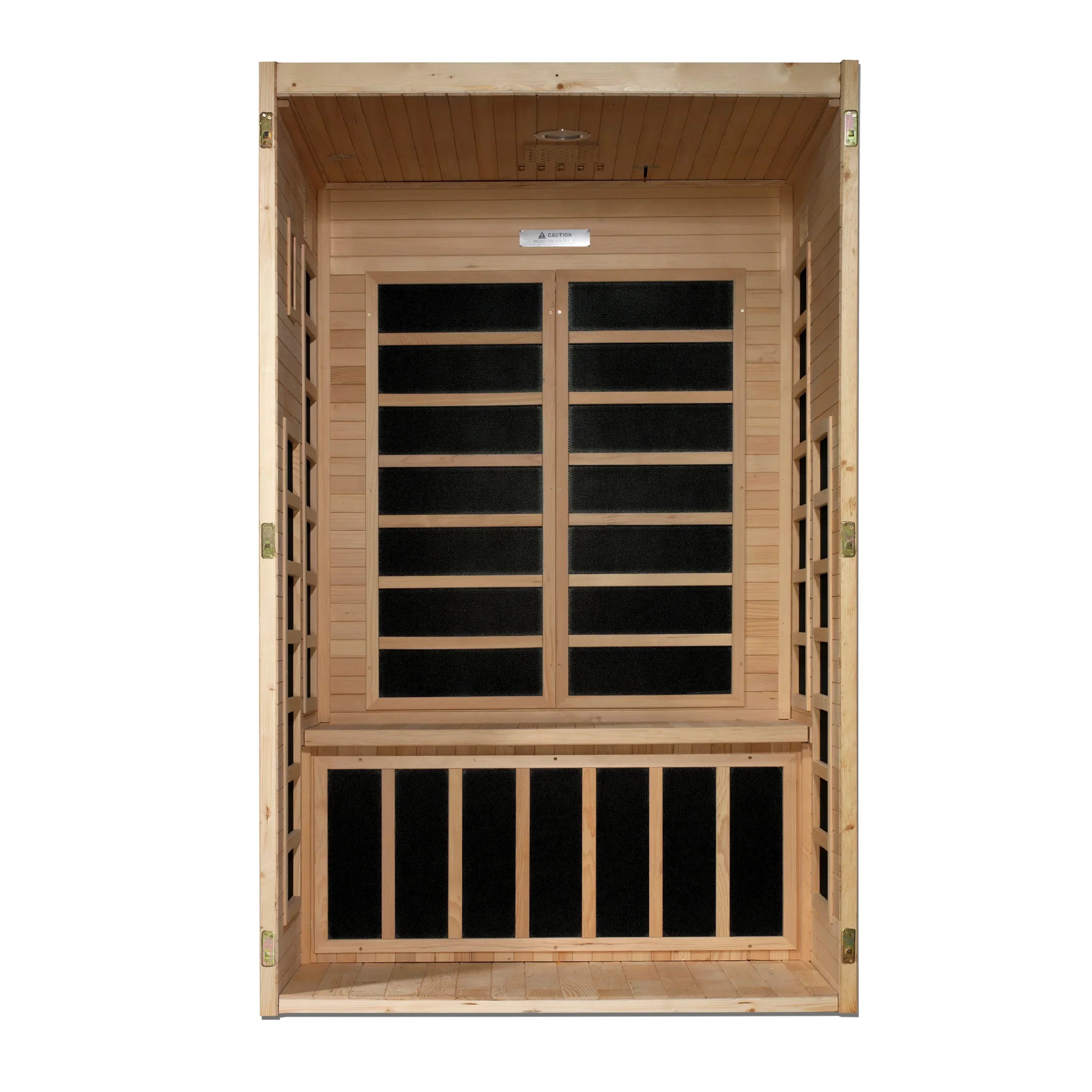 Dynamic Santiago 2-person Low EMF FAR Infrared Sauna - Sauna Luxuries