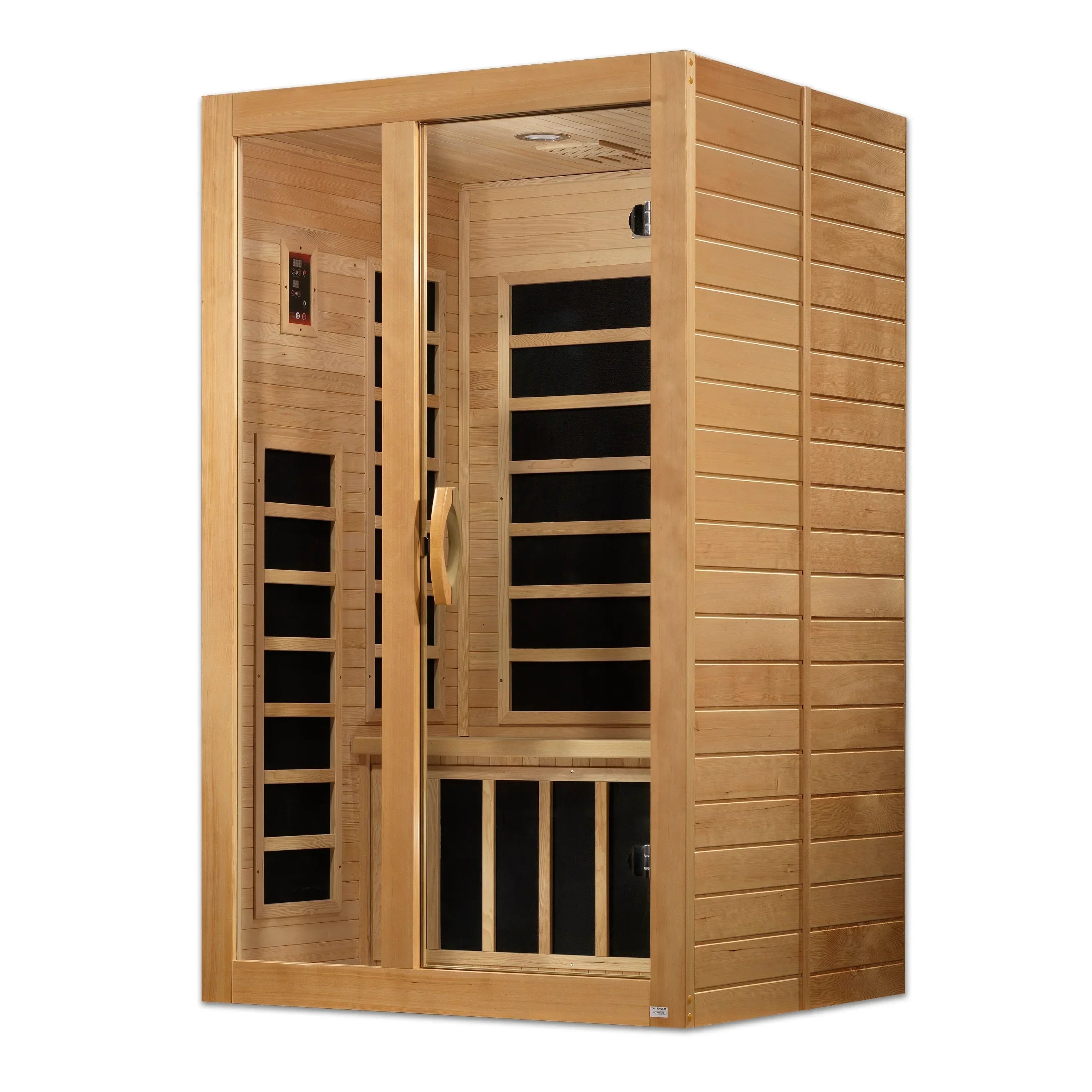 Dynamic Santiago 2-person Low EMF FAR Infrared Sauna - Sauna Luxuries