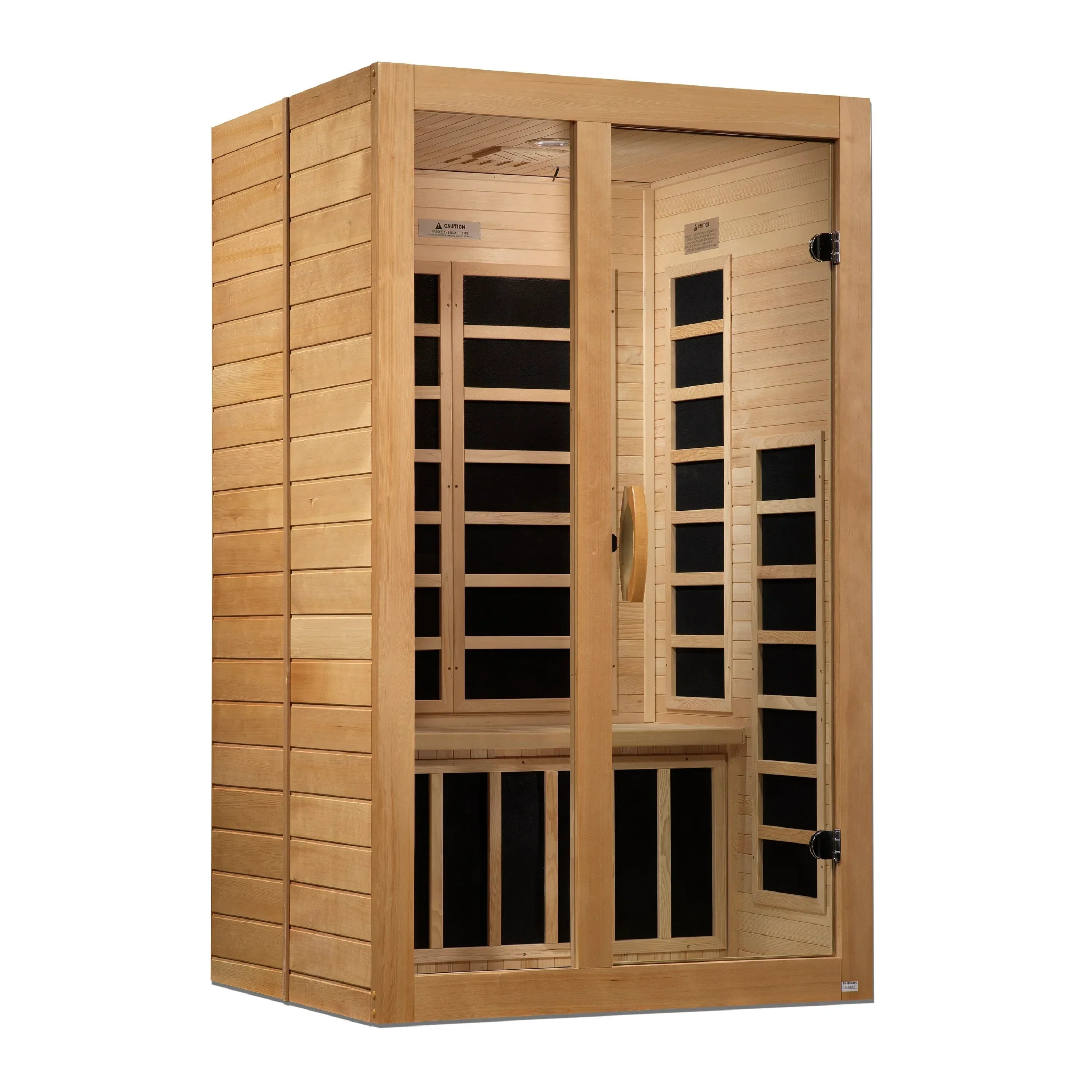 Dynamic Santiago 2-person Low EMF FAR Infrared Sauna - Sauna Luxuries