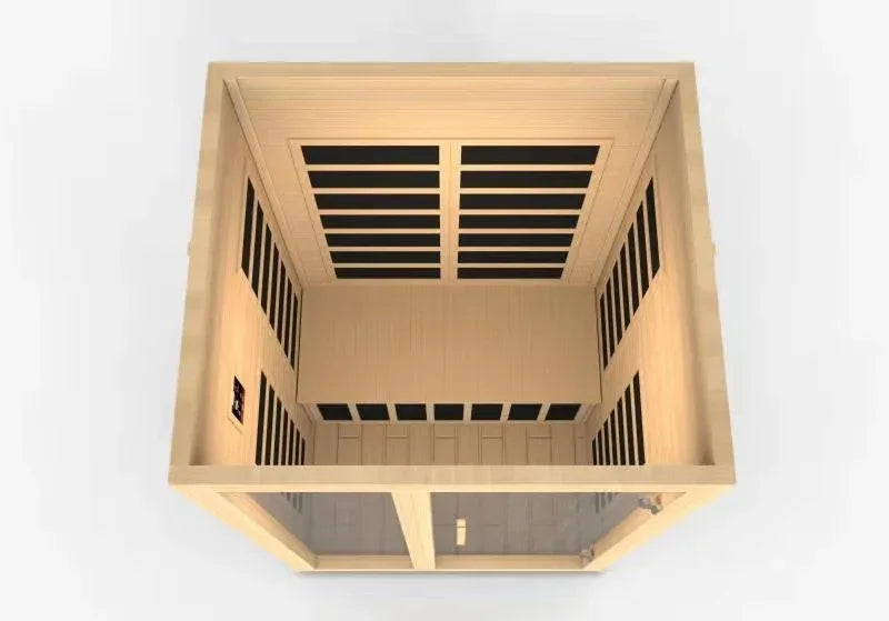 Dynamic Santiago 2-person Low EMF FAR Infrared Sauna - Sauna Luxuries