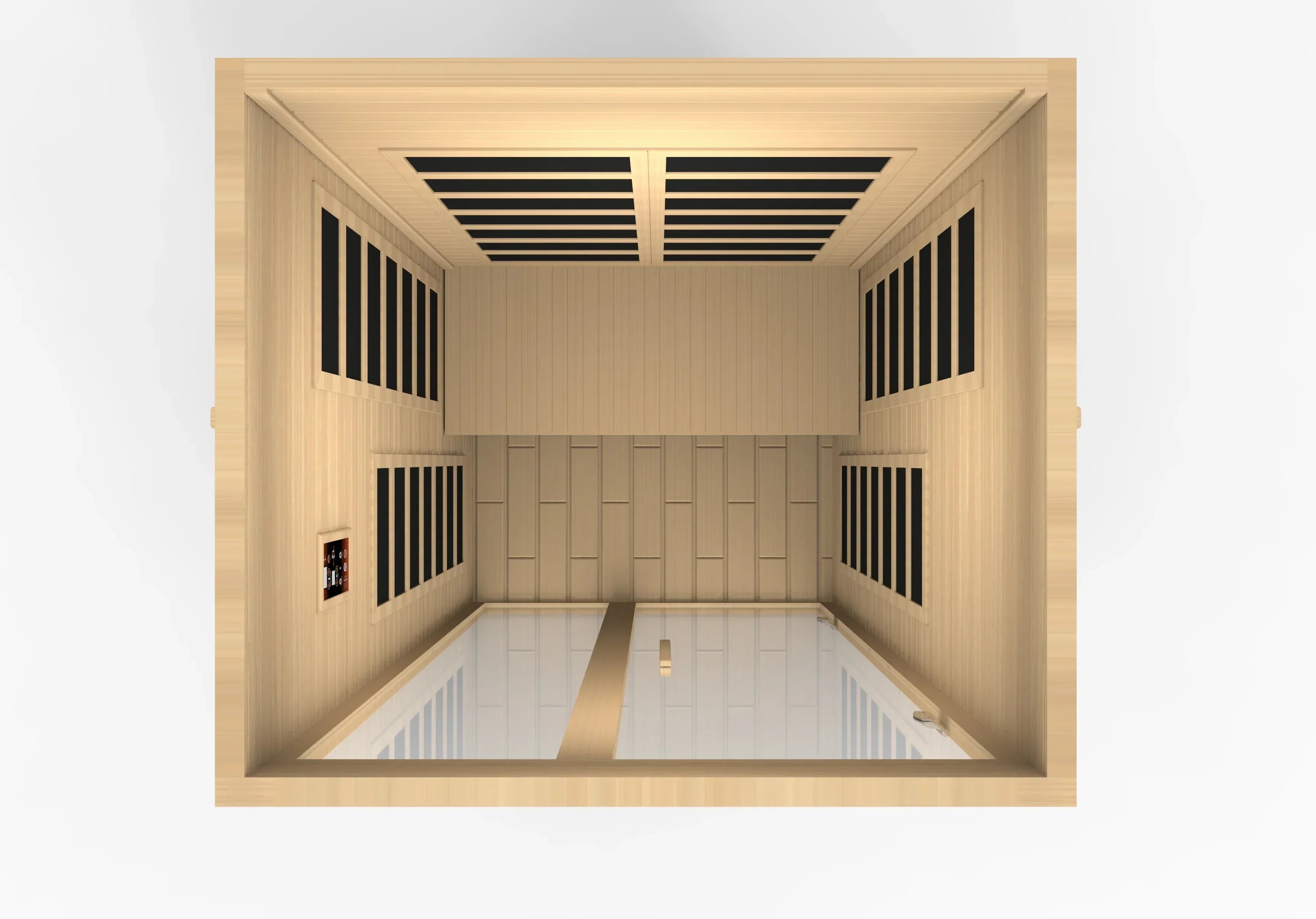 Dynamic Santiago 2-person Low EMF FAR Infrared Sauna - Sauna Luxuries