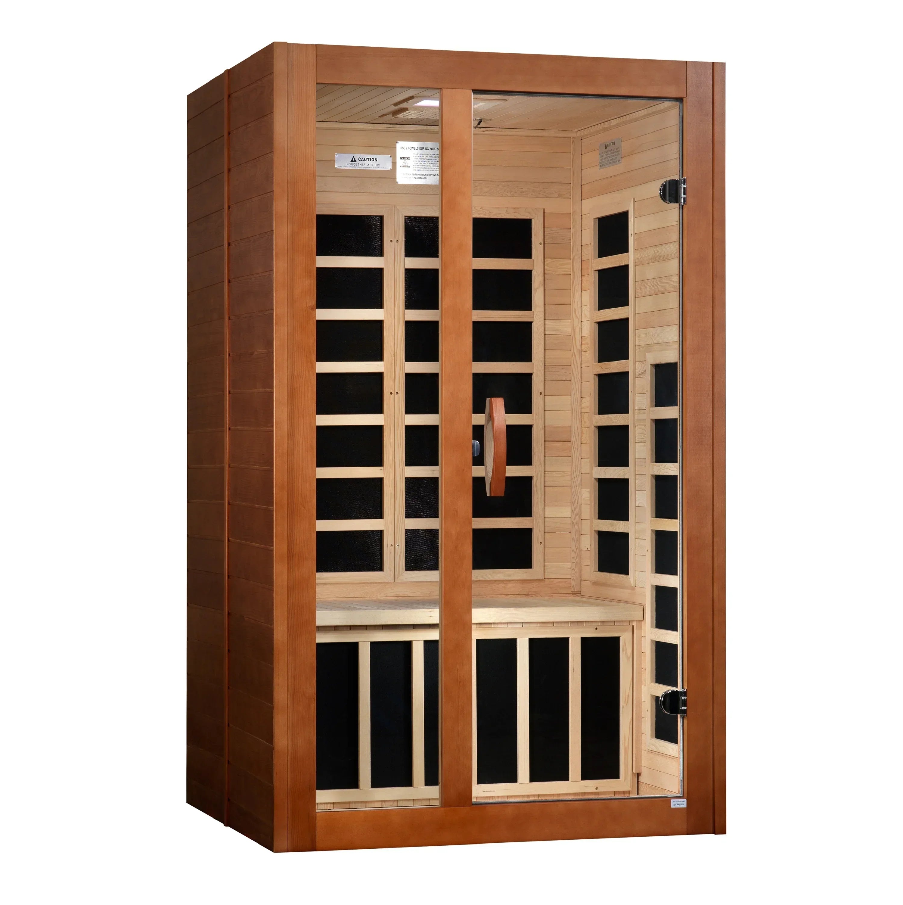 Dynamic Santiago Elite 2-person Ultra Low EMF FAR Infrared Sauna - Sauna Luxuries