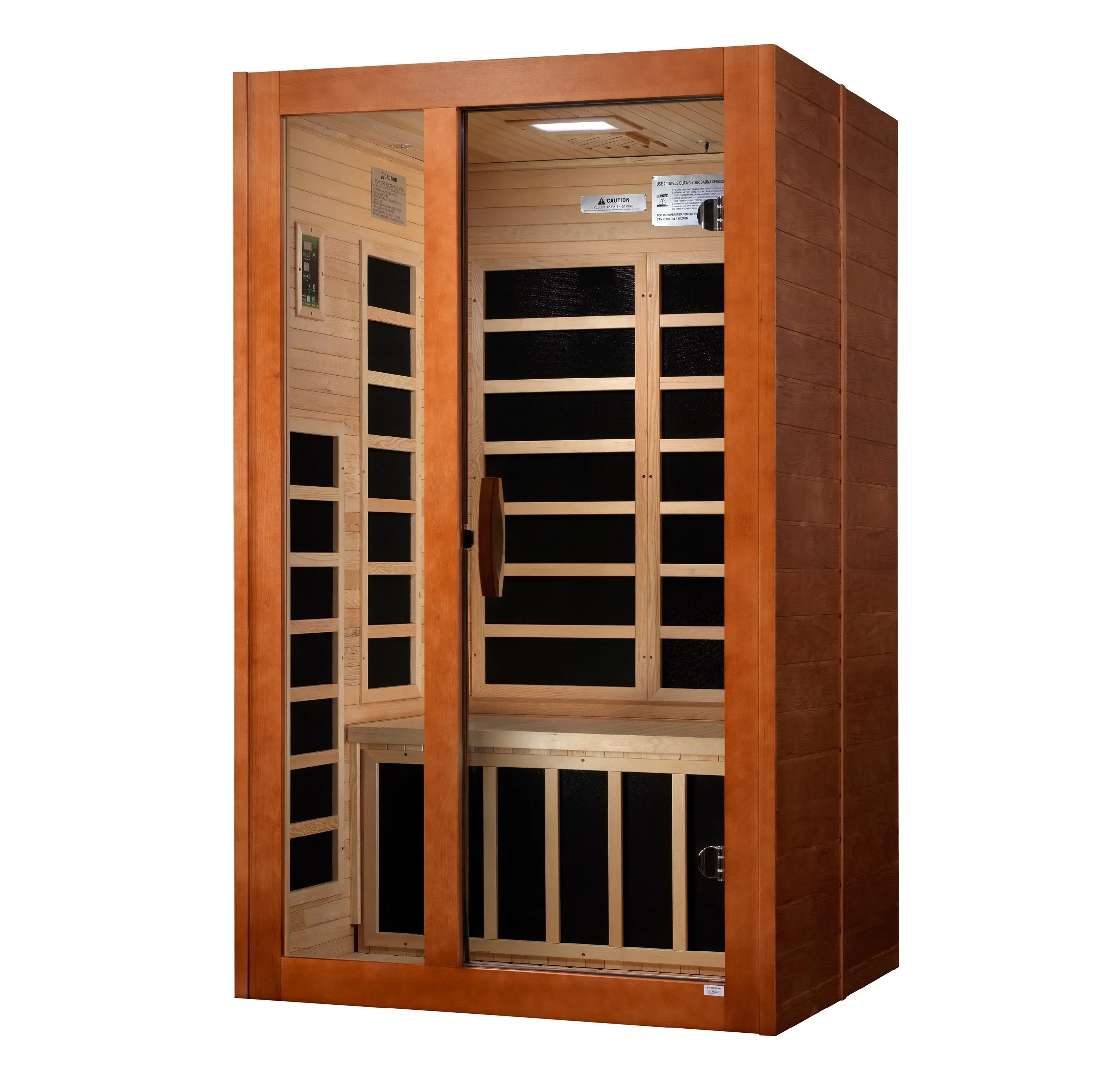 Dynamic Santiago Elite 2-person Ultra Low EMF FAR Infrared Sauna - Sauna Luxuries