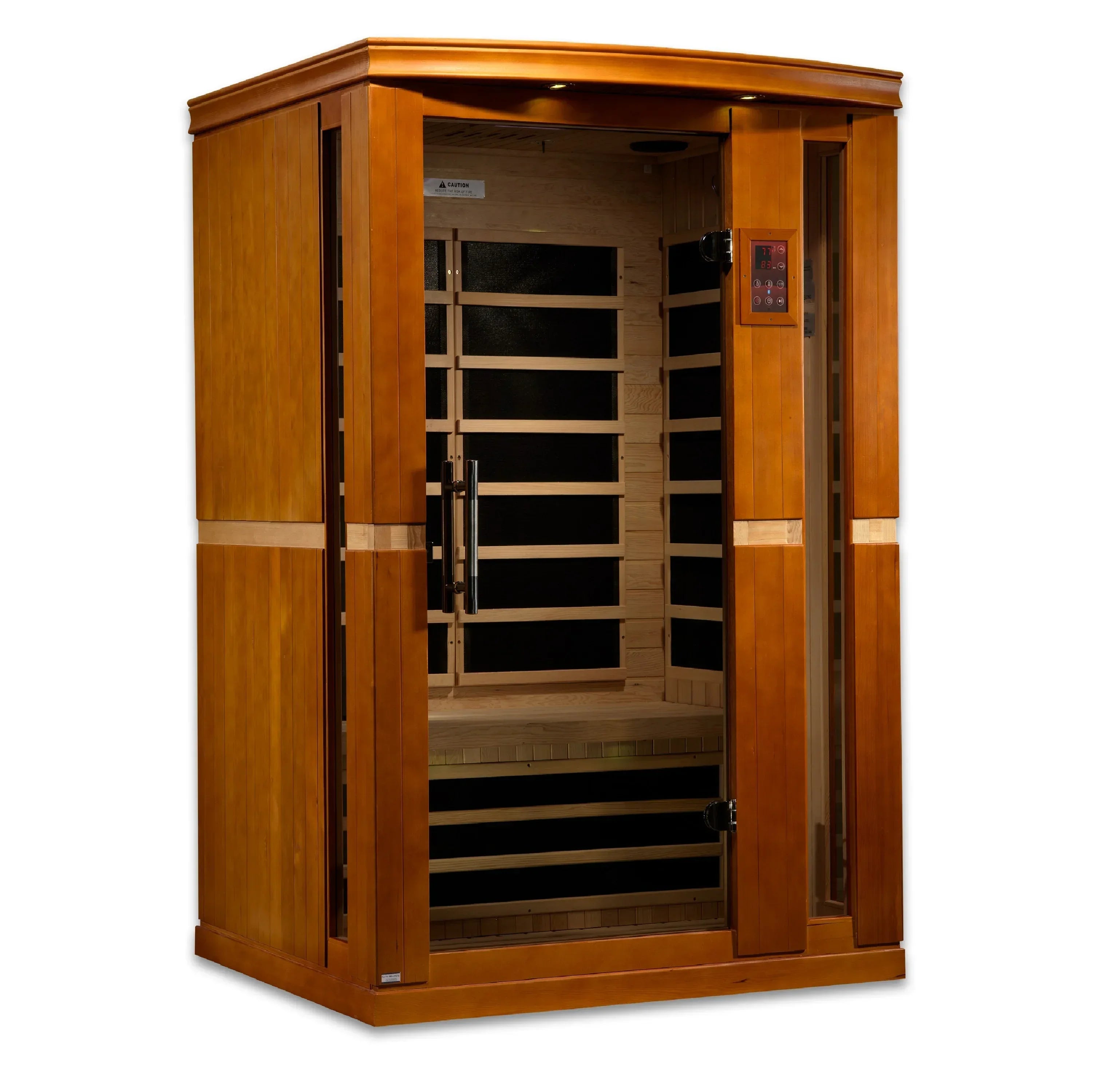 Dynamic Vittoria 2-person Low EMF FAR Infrared Sauna - Sauna Luxuries