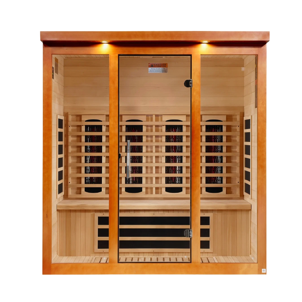 Dynamic Vila Grande 4-Person Full Spectrum Near Zero EMF Infrared Sauna Dynamic Saunas