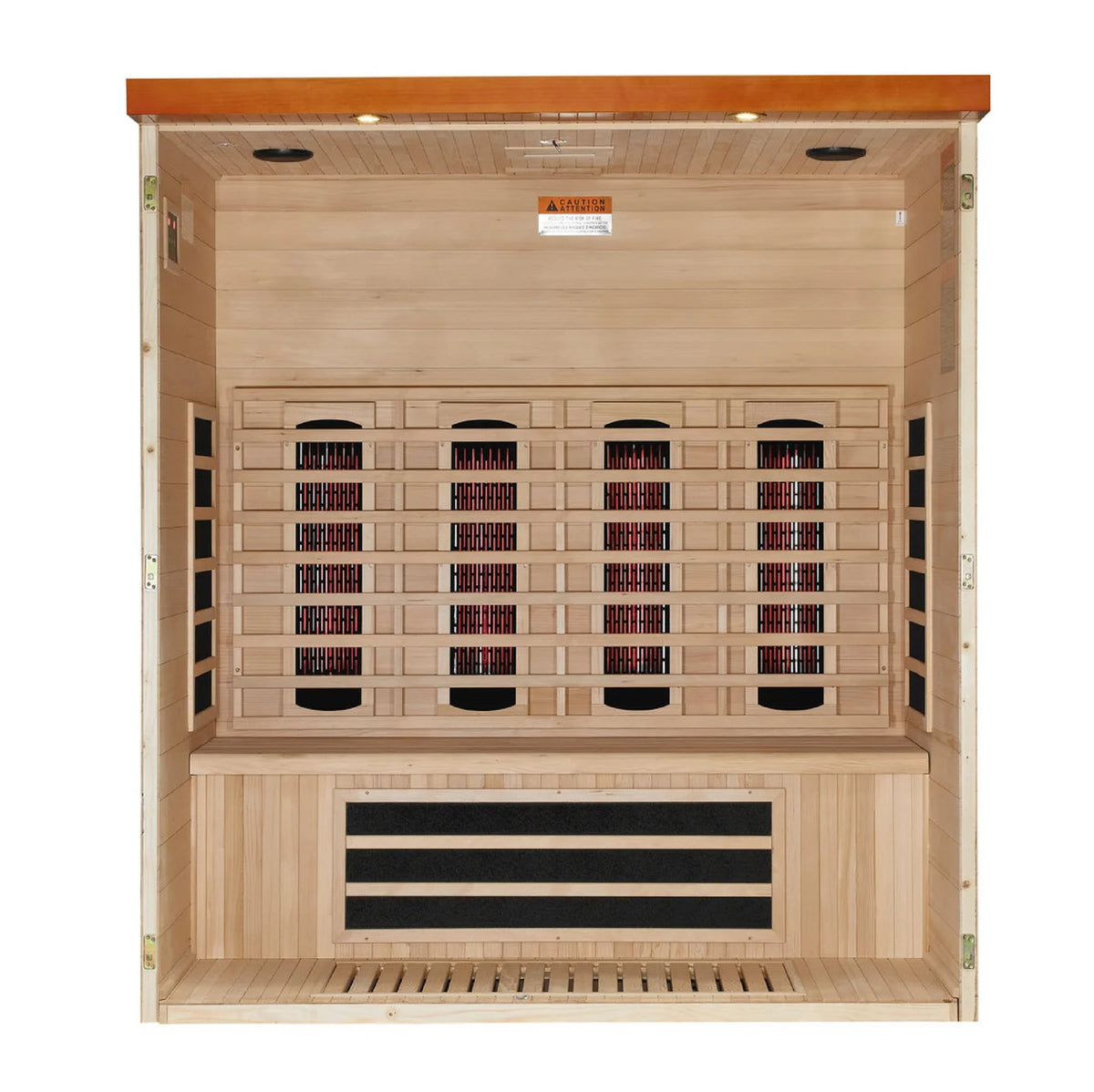 Dynamic Vila Grande 4-Person Full Spectrum Near Zero EMF Infrared Sauna Dynamic Saunas