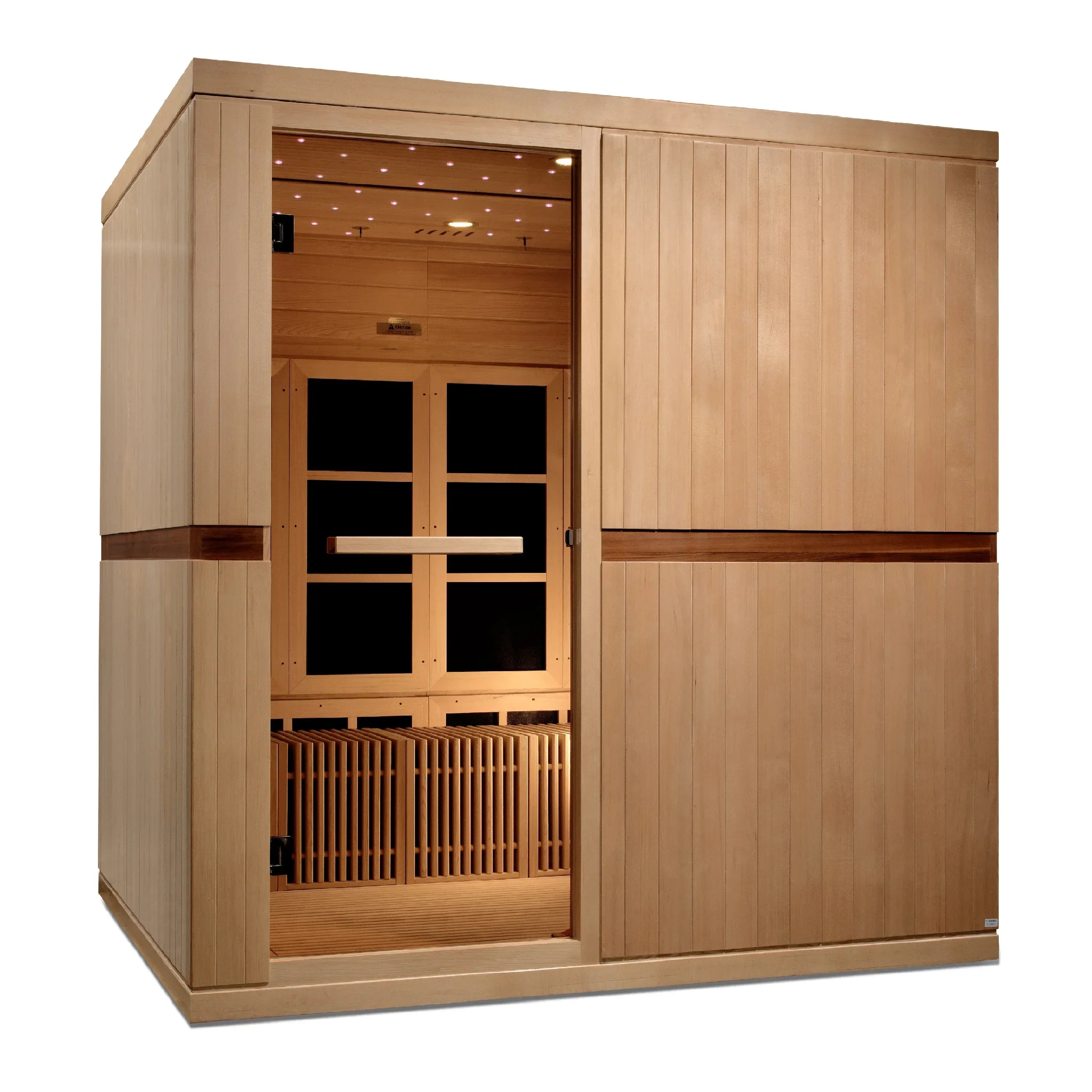 Golden Designs Catalonia 8-person Near Zero EMF FAR Infrared Sauna - Sauna Luxuries