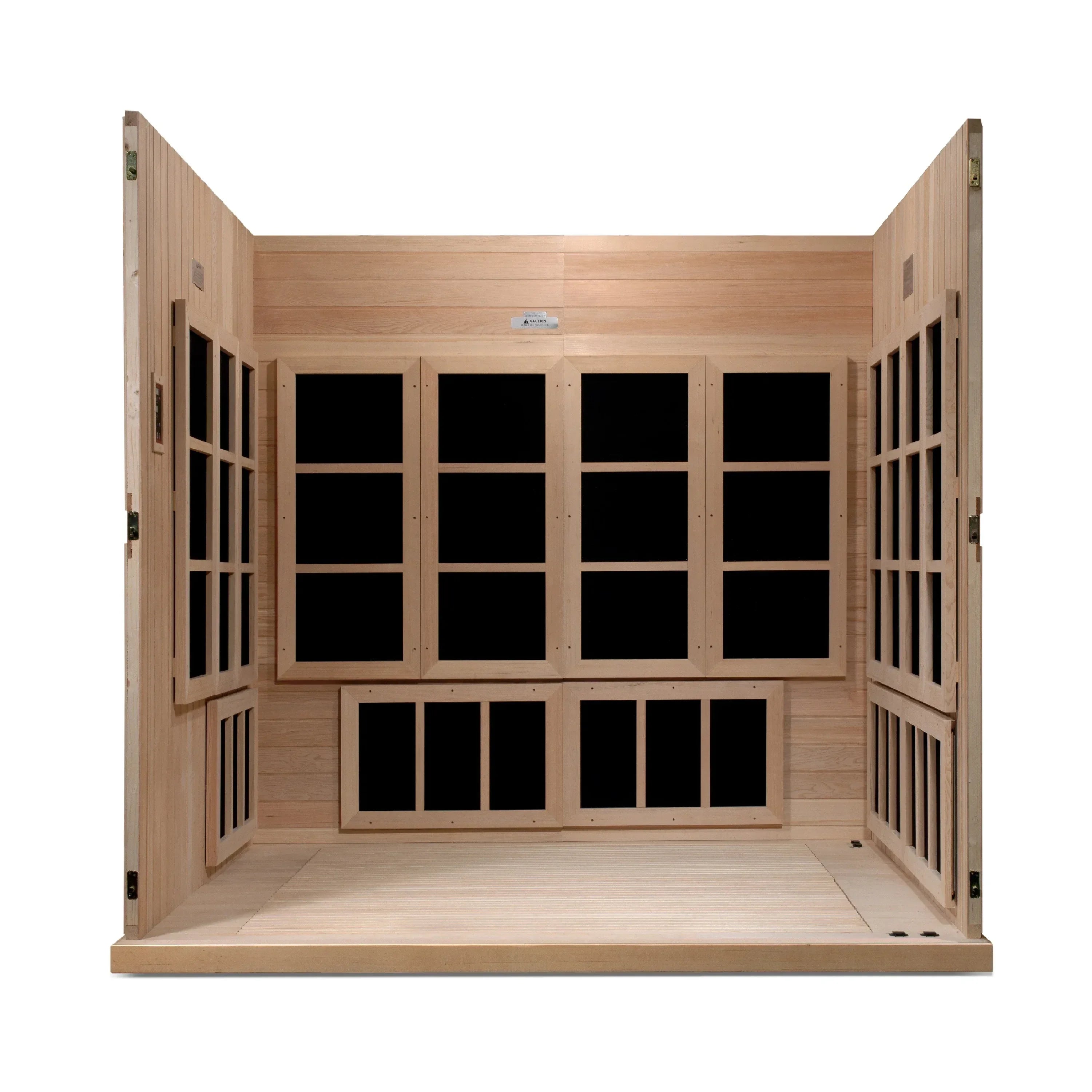 Golden Designs Catalonia 8-person Near Zero EMF FAR Infrared Sauna - Sauna Luxuries