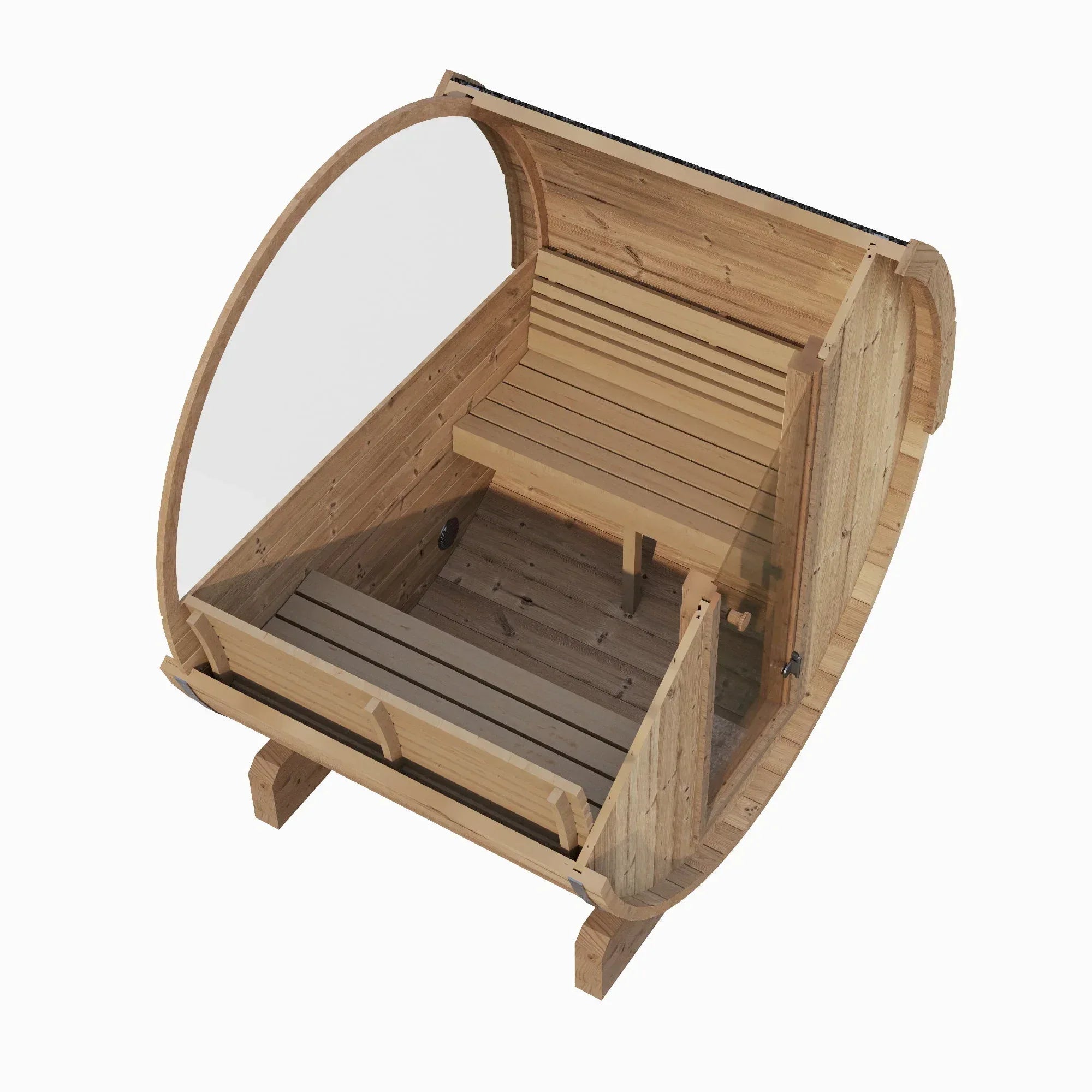 SaunaLife Model E6W Sauna Barrel-Window - Sauna Luxuries