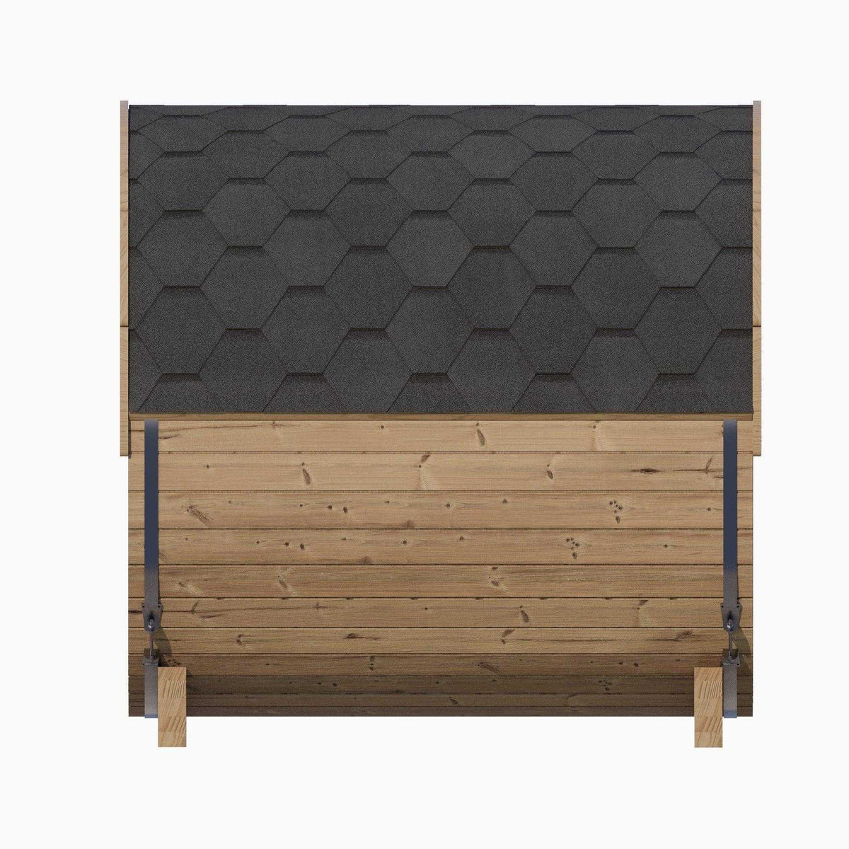SaunaLife Model E7G Sauna Barrel Glass Front - Sauna Luxuries