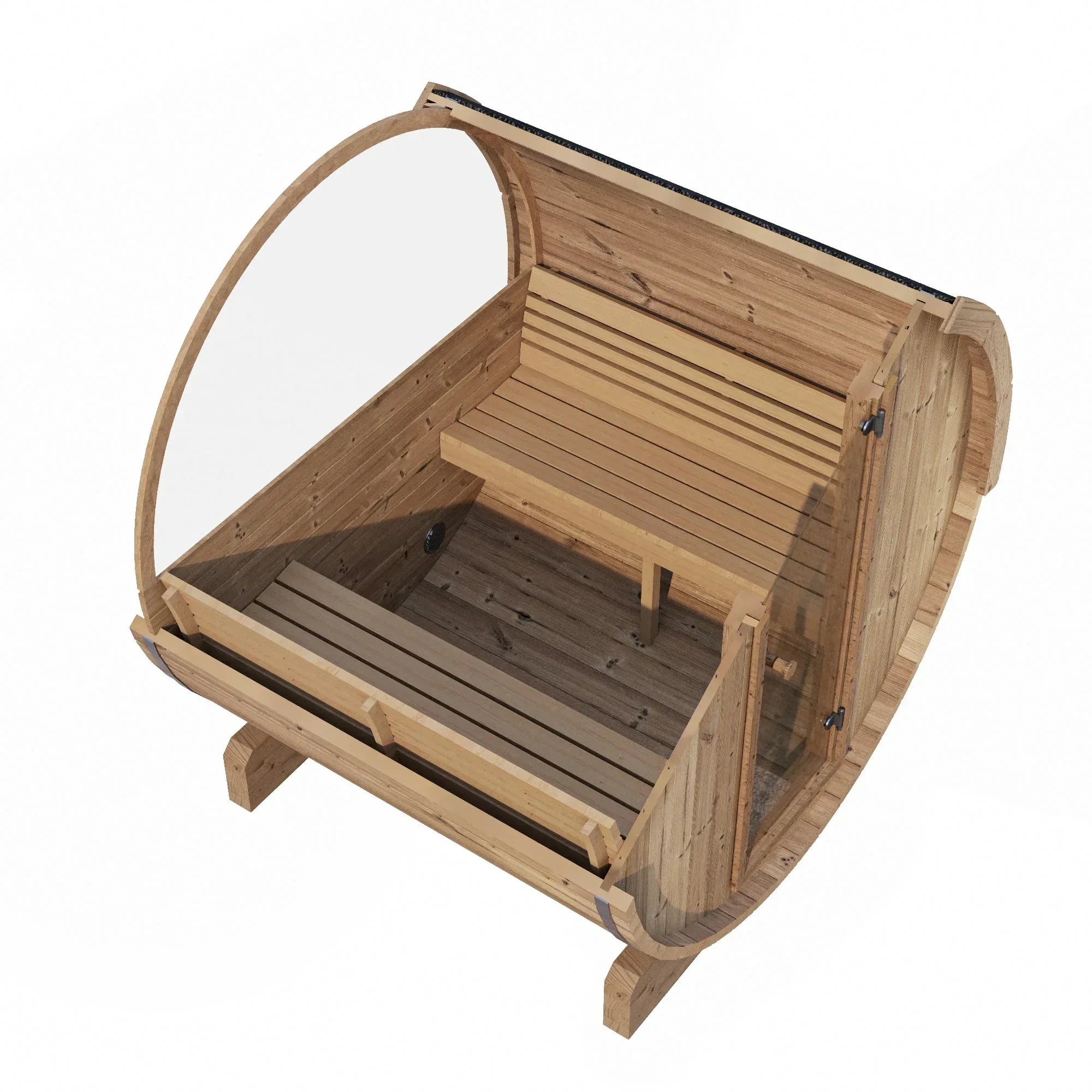 SaunaLife Model E7W Sauna Barrel-Window - Sauna Luxuries