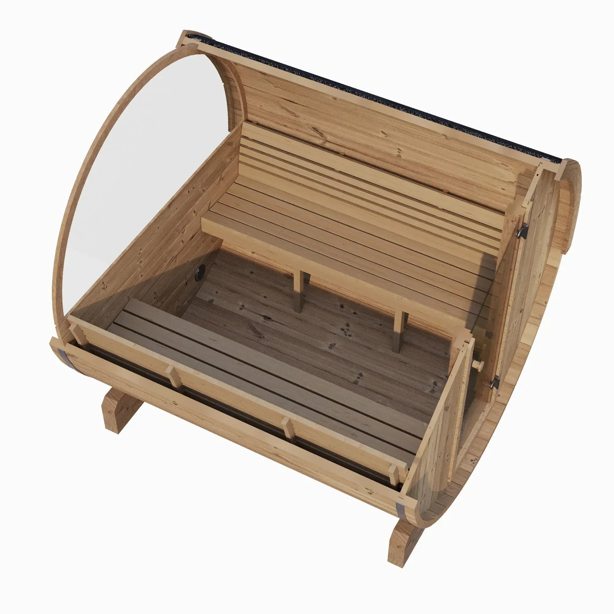 SaunaLife Model E8W Sauna Barrel-Window - Sauna Luxuries