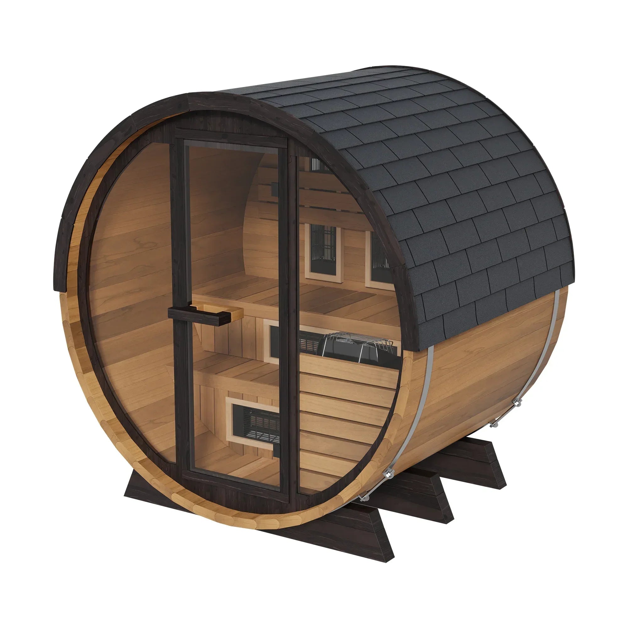 Finnmark Combination Barrel Sauna FD-6 - Sauna Luxuries