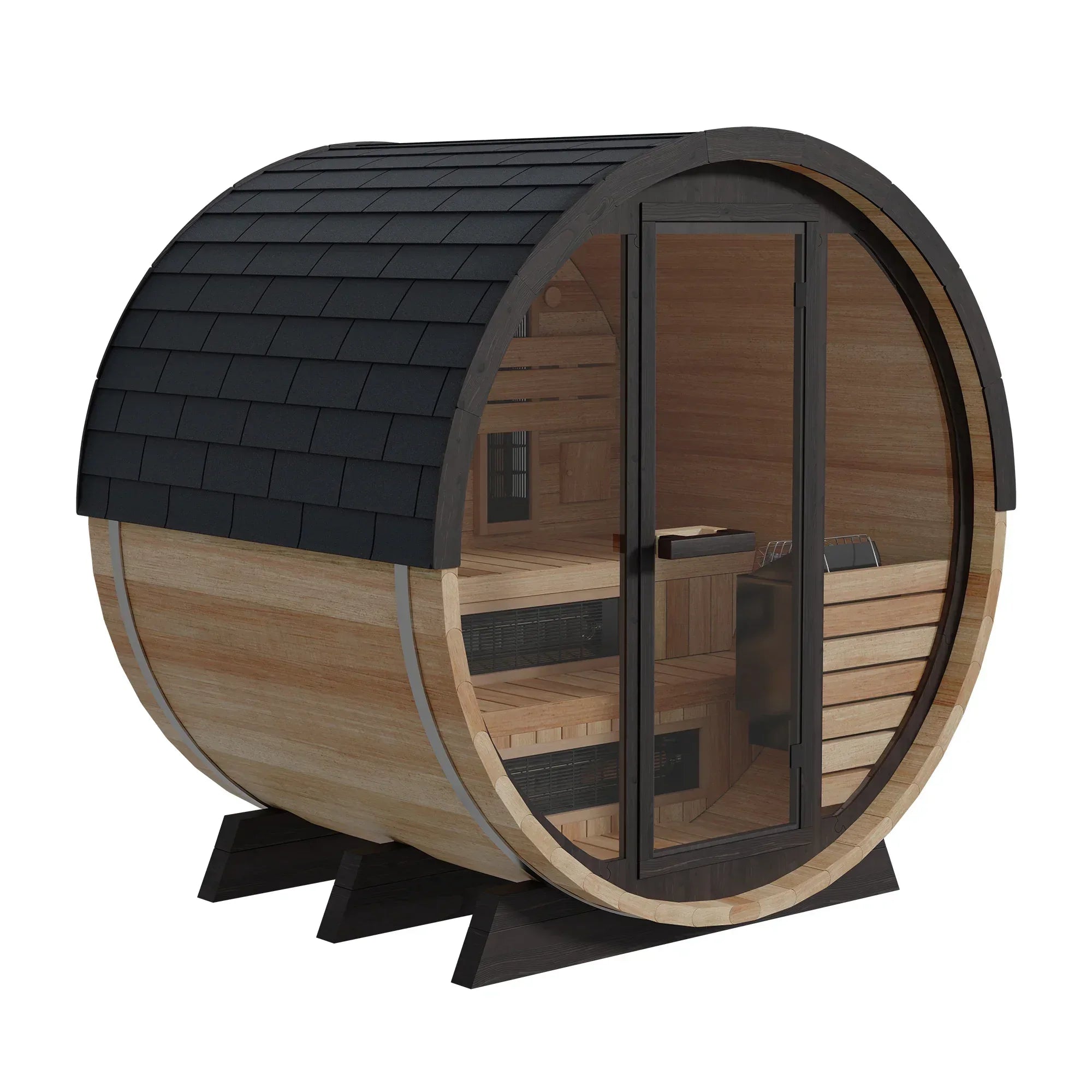 Finnmark Combination Barrel Sauna FD-7 - Sauna Luxuries