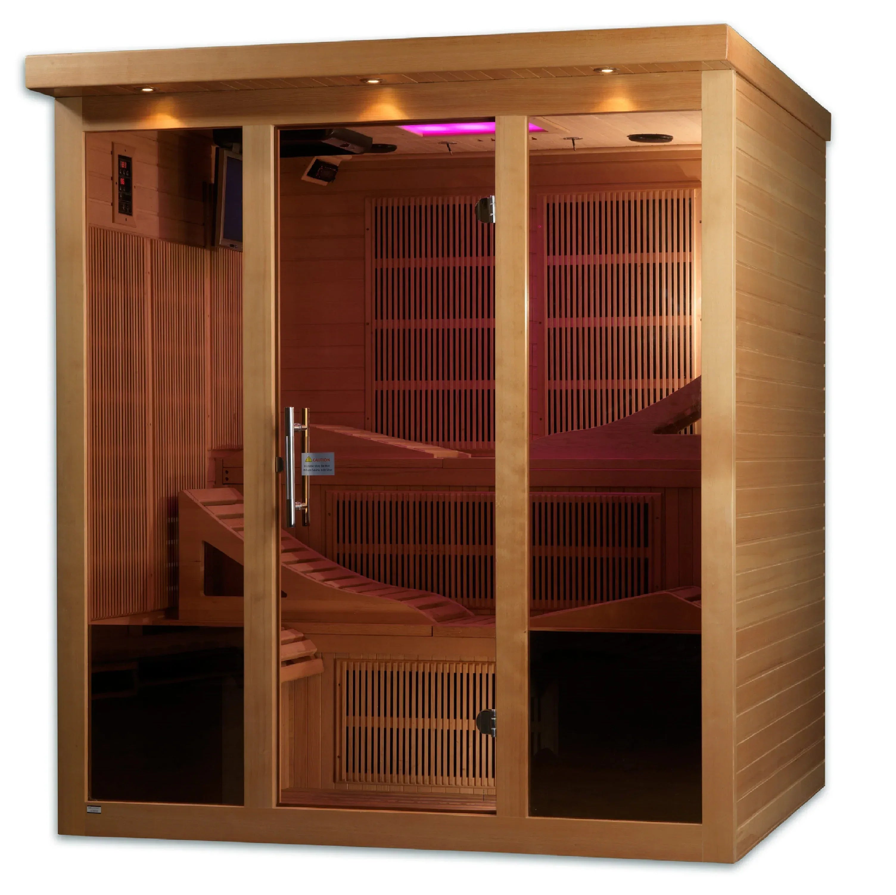 Golden Designs Monaco 6-person Near Zero EMF FAR Infrared Sauna - Sauna Luxuries