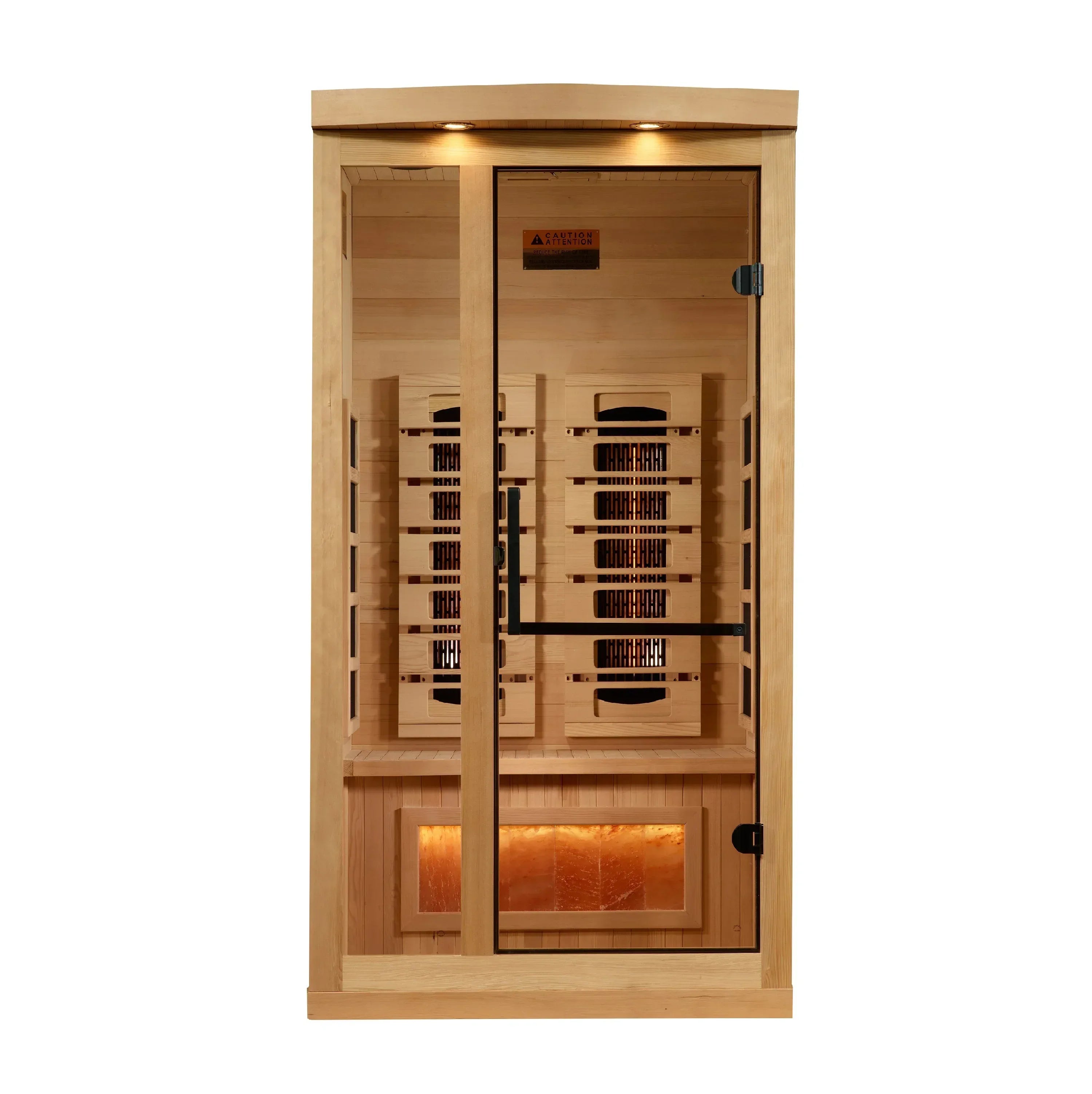 Golden Designs 1–2-Person Full Spectrum Near-Zero EMF Infrared Sauna - Sauna Luxuries