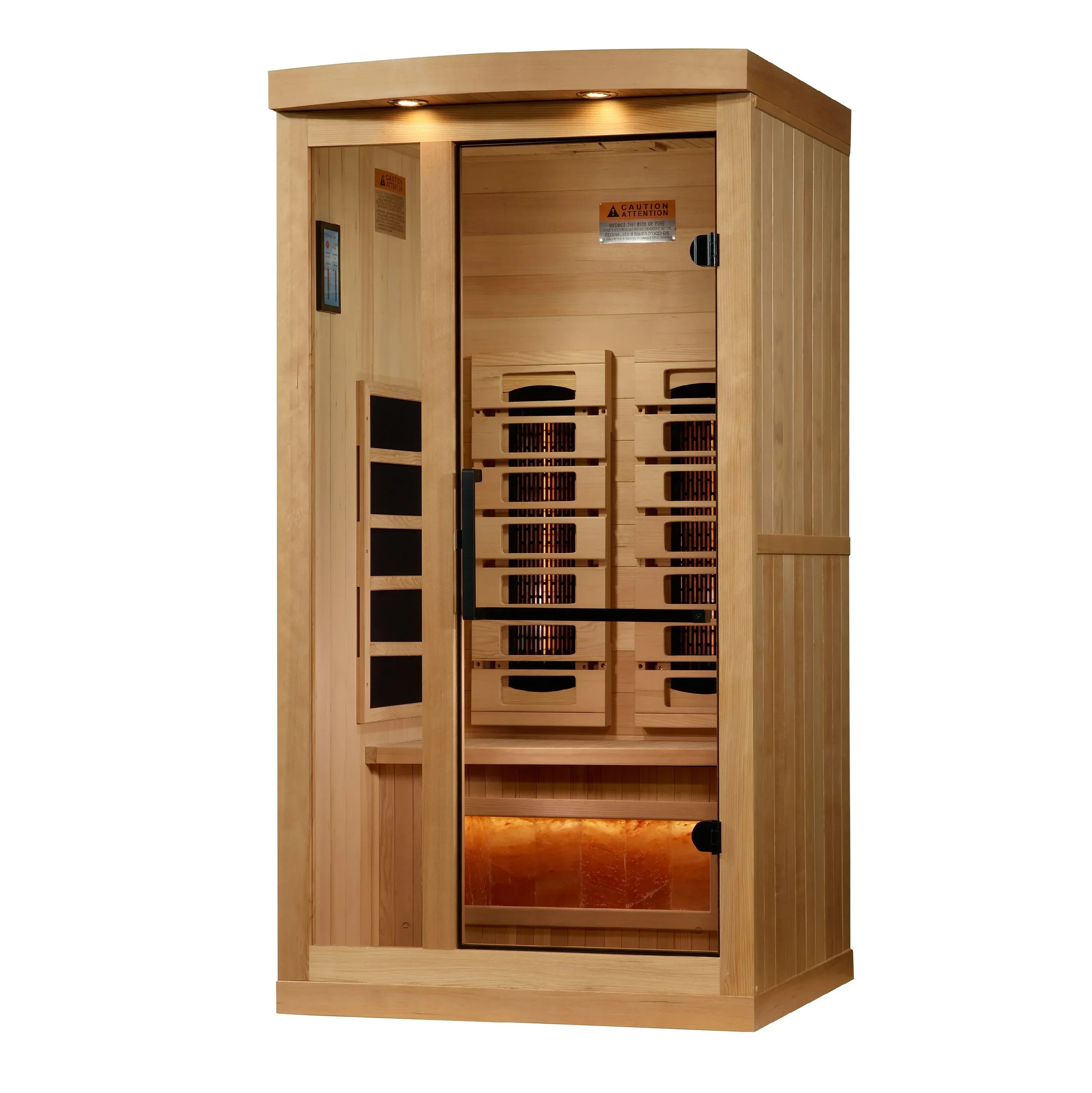 Golden Designs 1–2-Person Full Spectrum Near-Zero EMF Infrared Sauna - Sauna Luxuries