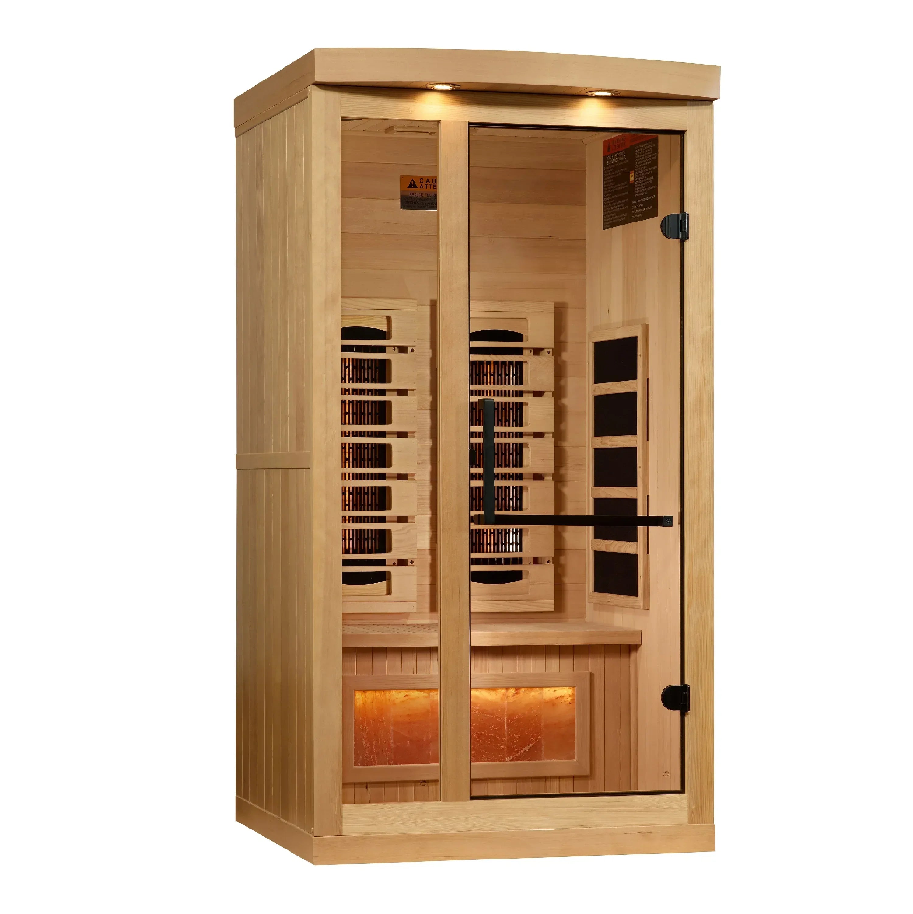 Golden Designs 1–2-Person Full Spectrum Near-Zero EMF Infrared Sauna - Sauna Luxuries