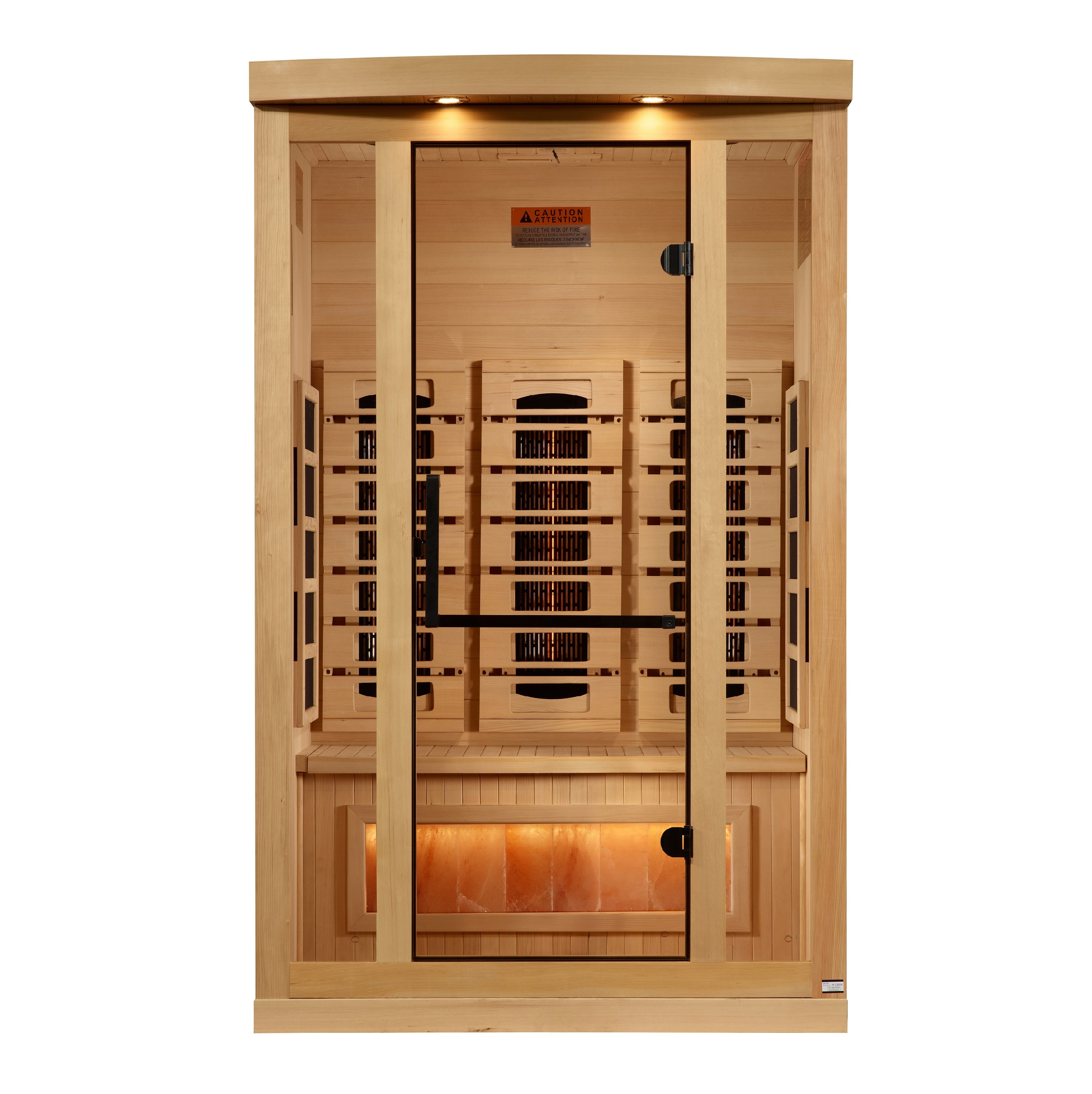 Golden Designs 2-Person Full Spectrum Near-Zero EMF Infrared Sauna