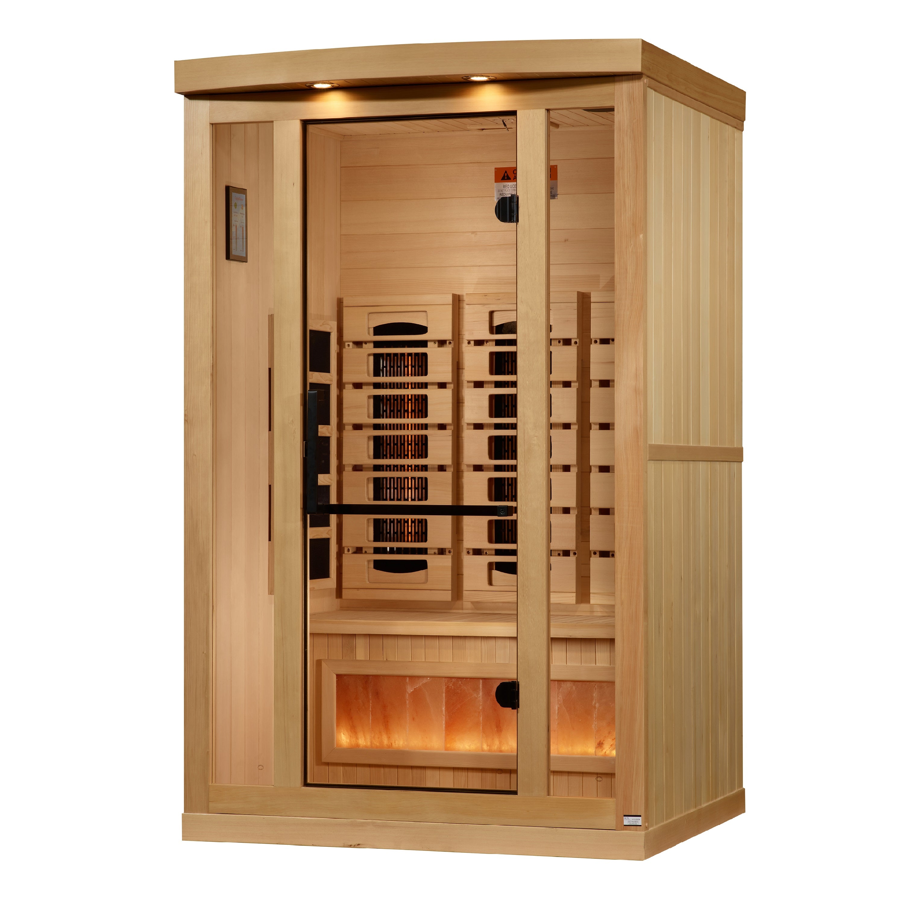 Golden Designs 2-Person Full Spectrum Near-Zero EMF Infrared Sauna