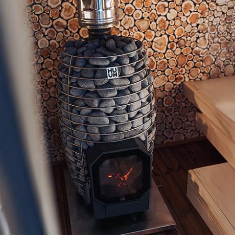HUUM Hive Flow Wood-Burning Heater - Sauna Luxuries