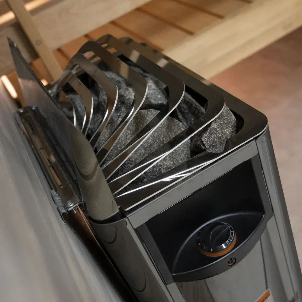 Harvia The Wall SWS80 8kW Stainless Sauna Heater 240V 1PH - Sauna Luxuries