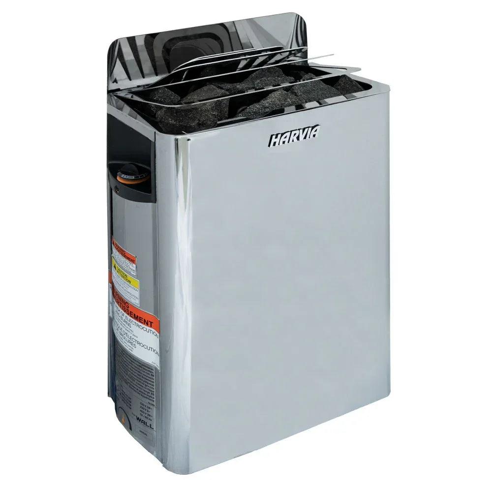 Harvia The Wall SWS80 8kW Stainless Sauna Heater 240V 1PH - Sauna Luxuries