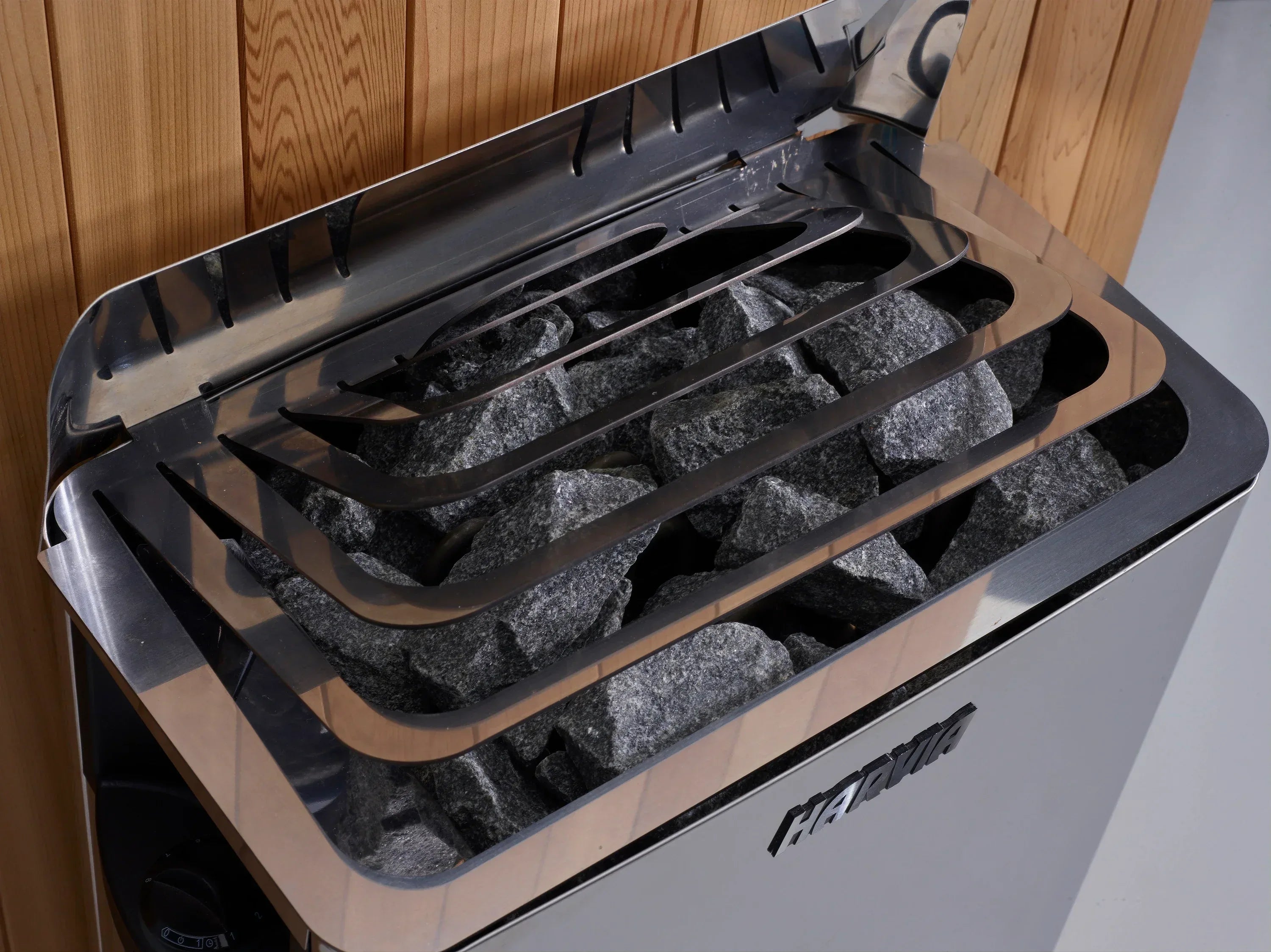 Golden Designs Toledo 6 Person Hybrid Sauna | Full Spectrum & Harvia Stove - Sauna Luxuries