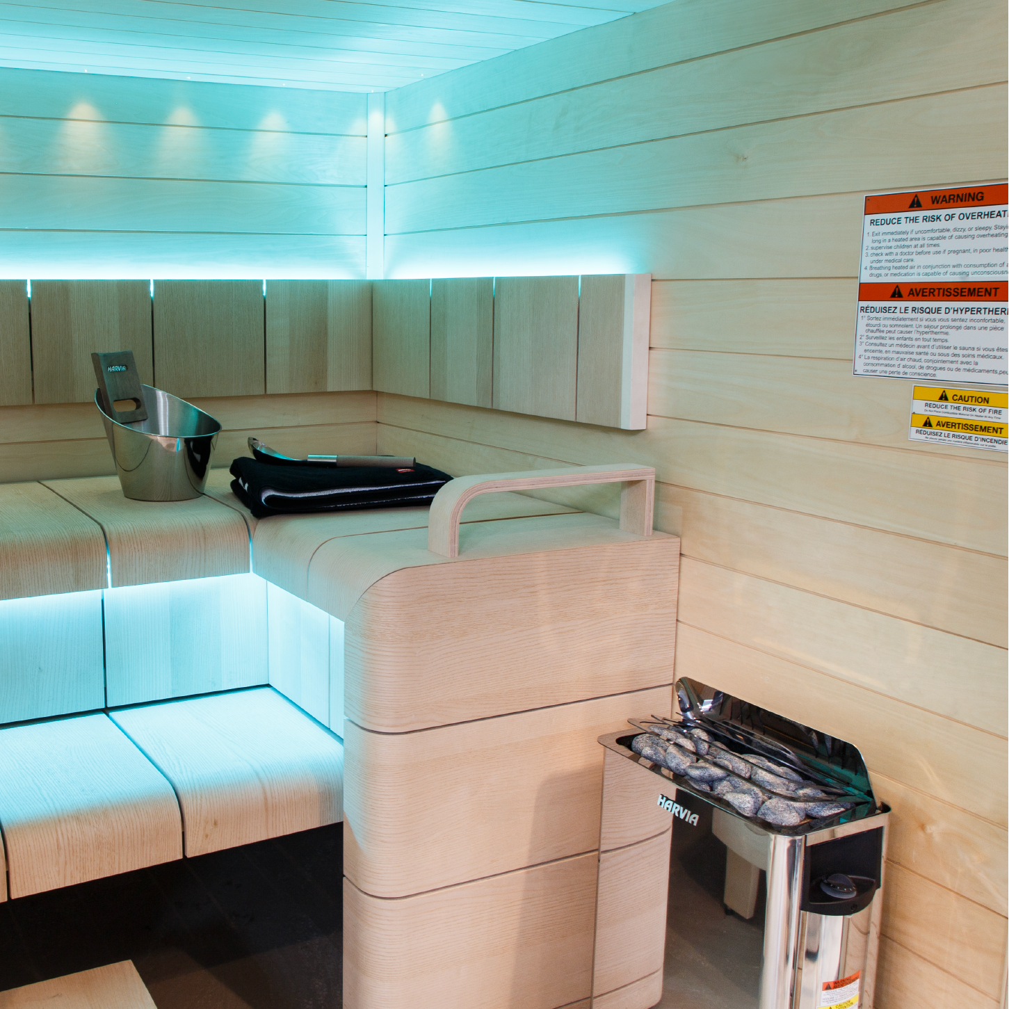 Harvia The Wall SWS80 8kW Stainless Sauna Heater 240V 1PH