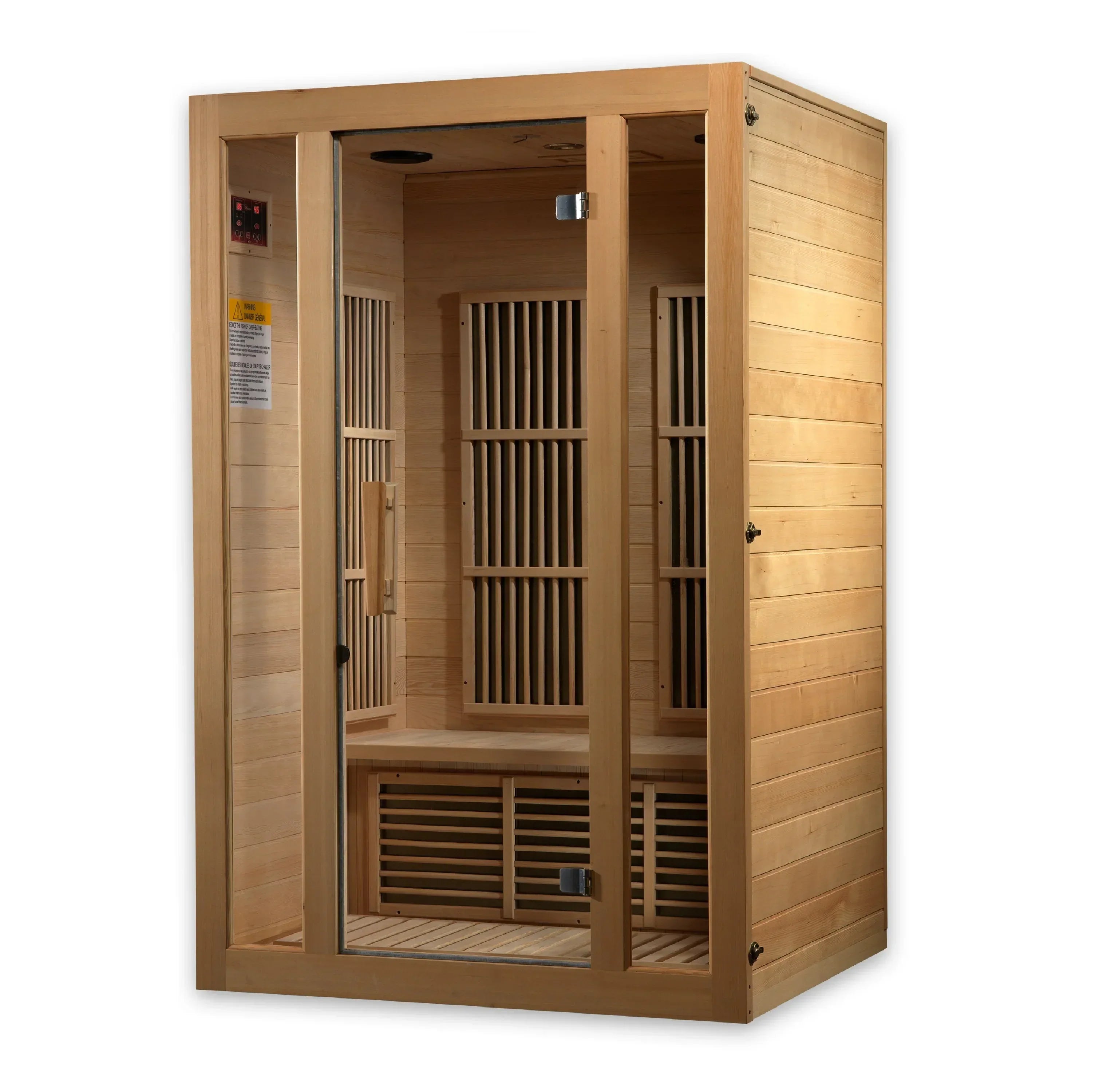 Maxxus Seattle 2-Person Low EMF FAR Infrared Sauna - Sauna Luxuries