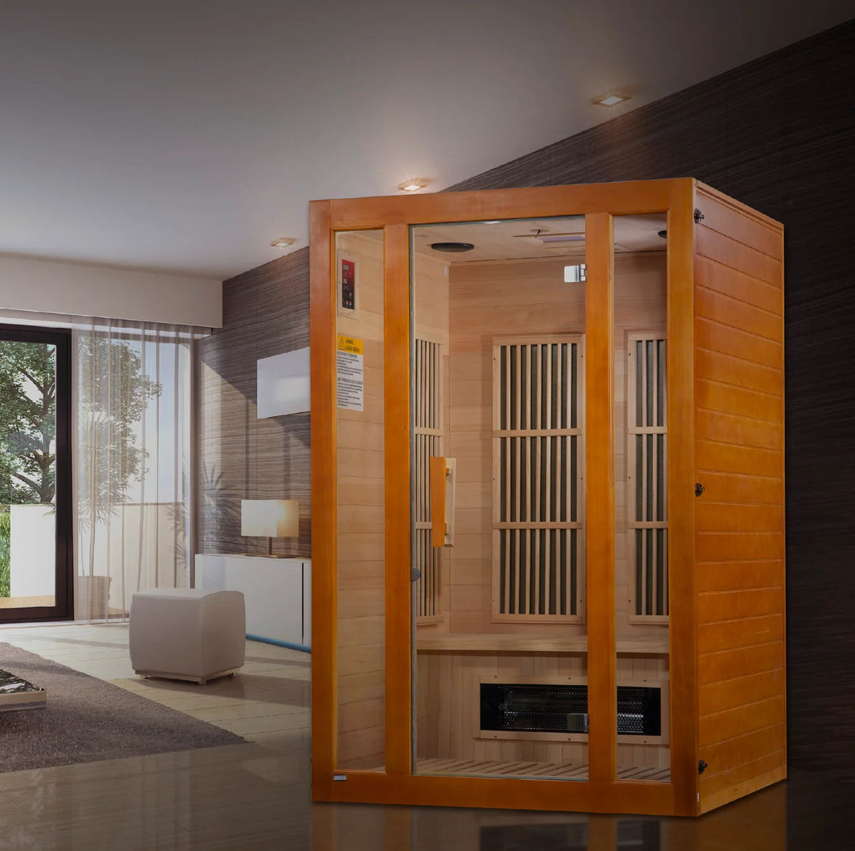 Maxxus 2-Person Low EMF FAR Infrared Sauna Maxxus