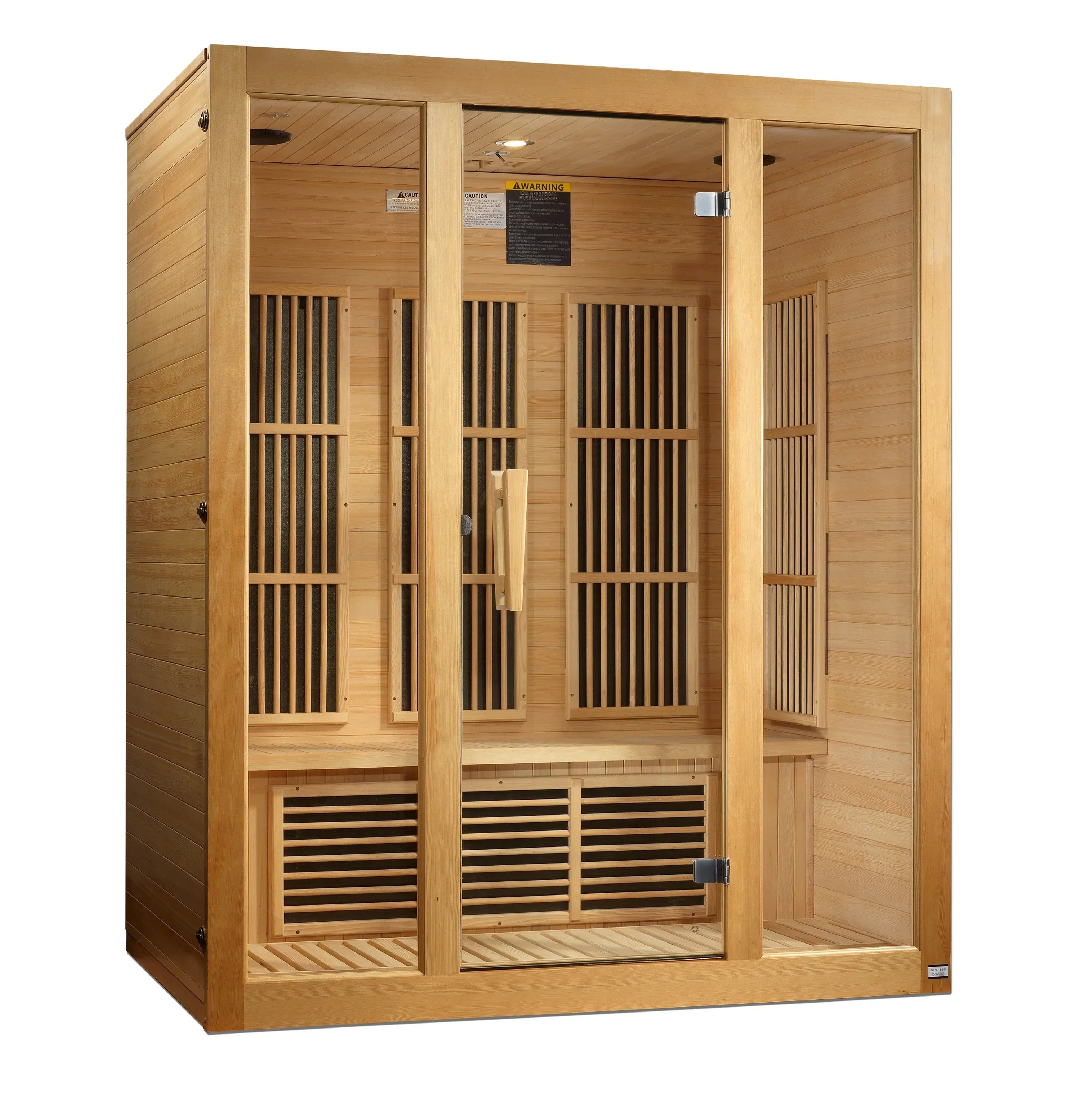 Maxxus Bellevue 3-Person Low EMF FAR Infrared Sauna - Sauna Luxuries