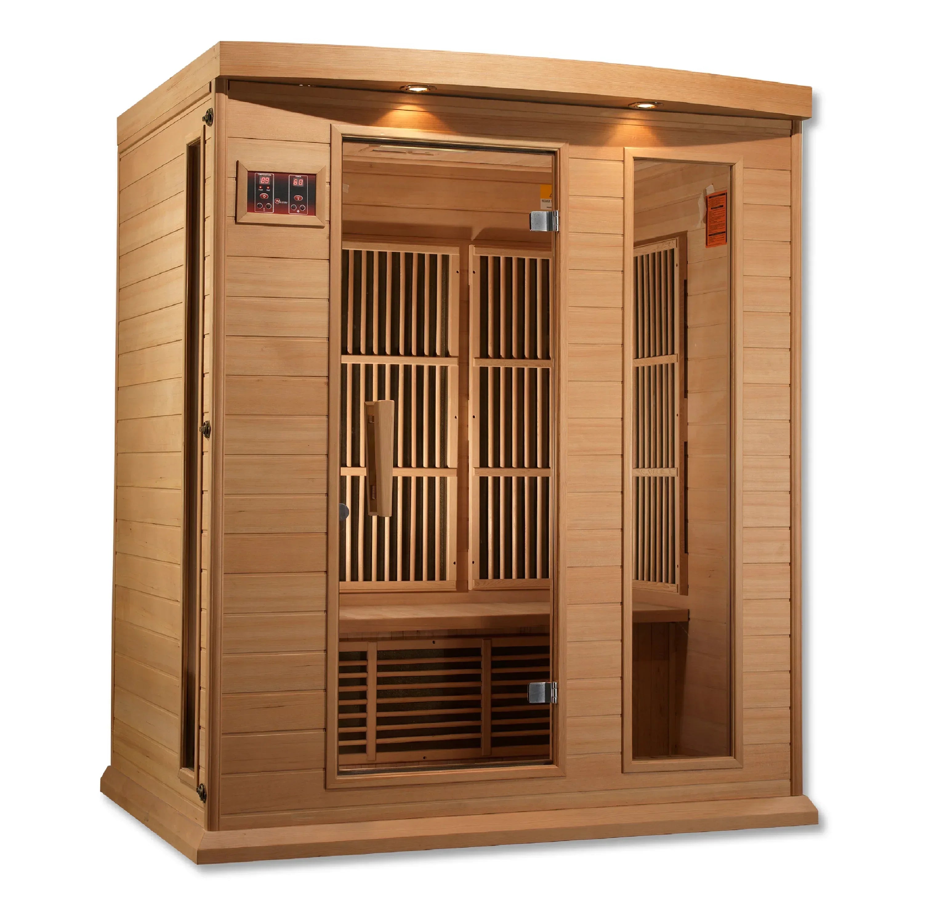 Maxxus 3-Person Low EMF FAR Infrared Sauna - Sauna Luxuries