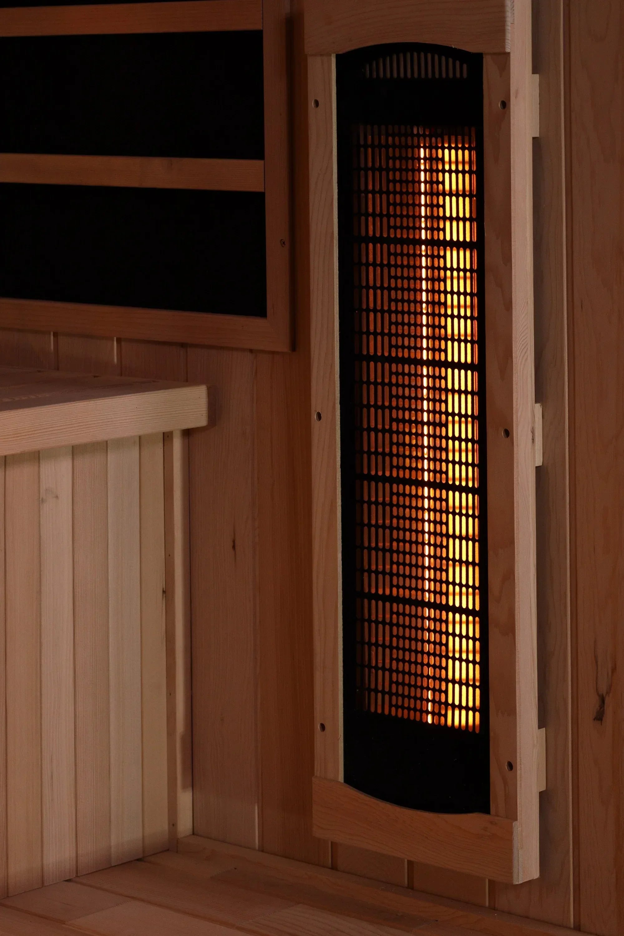 Golden Designs 4-Person Near-Zero EMF Full-Spectrum Infrared Sauna - Sauna Luxuries