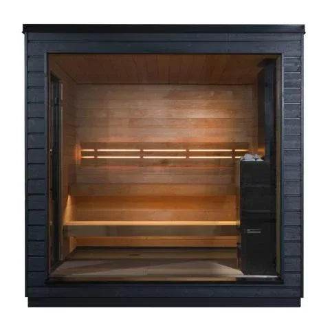 SaunaLife Model G6 Pre-Assembled Outdoor Home Sauna - Sauna Luxuries