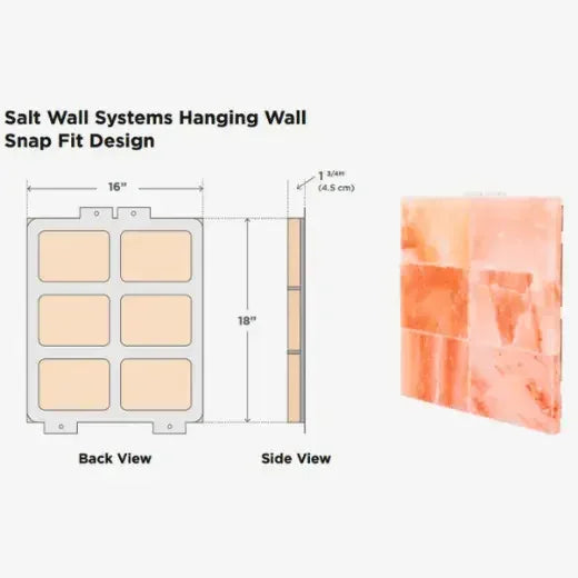 Scandia Himalayan Salt Wall Panels - Sauna Luxuries