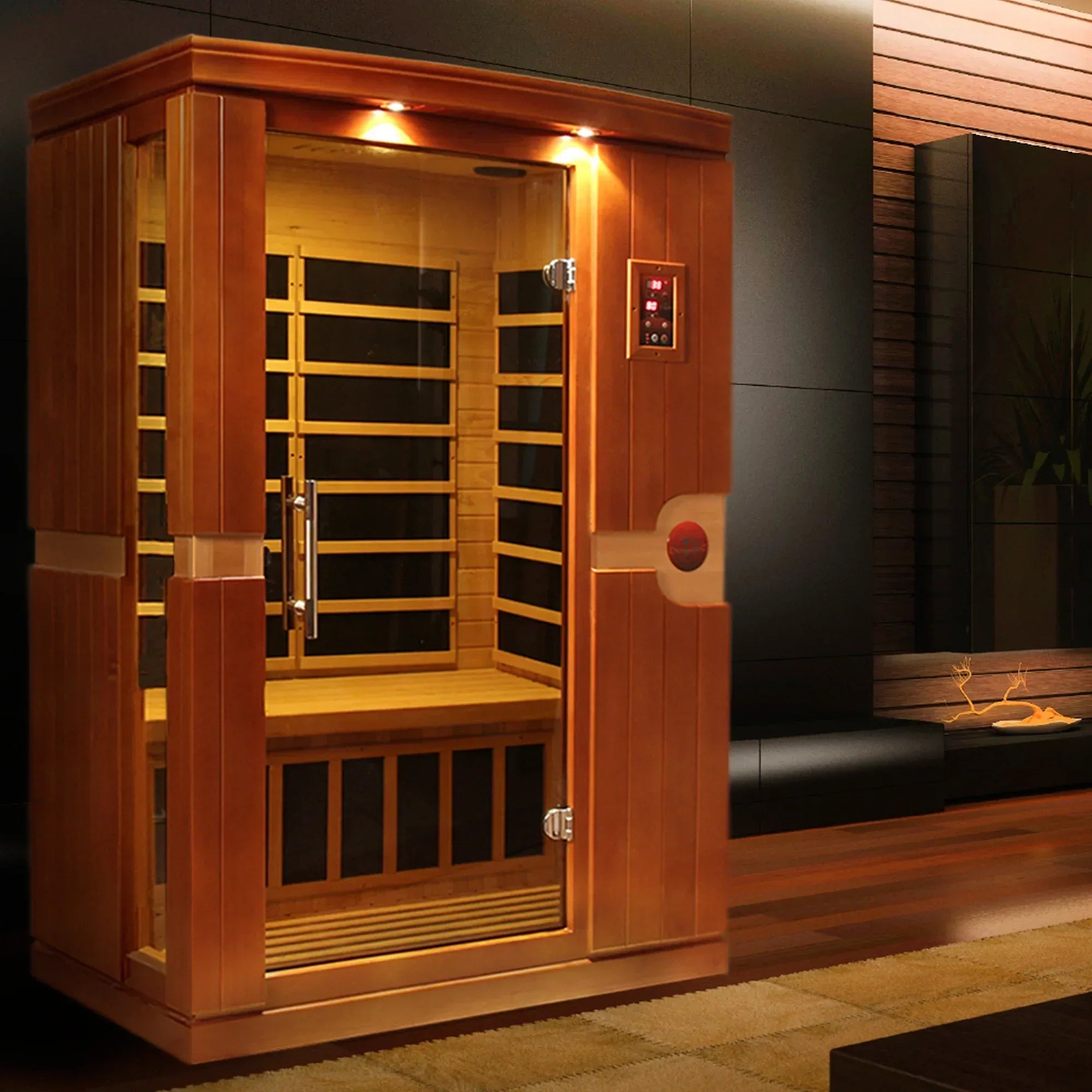 Dynamic Venice 2-person Low EMF FAR Infrared Sauna - Sauna Luxuries
