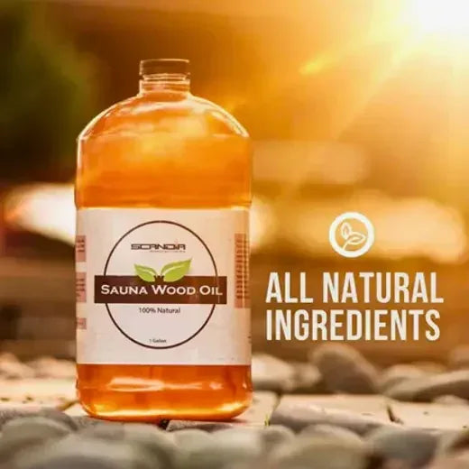 Scandia Sauna Wood Oil - 100% Natural Ingredient - Sauna Luxuries