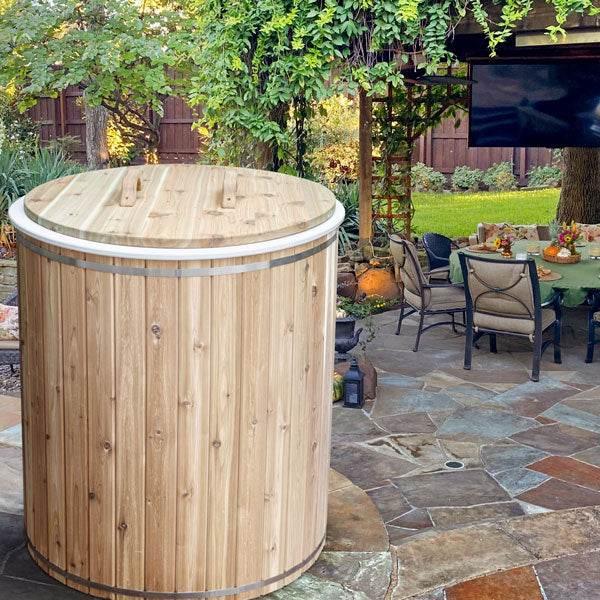 Baltic Cold Plunge Tub | Cedar Ice Barrel for Recovery & Wellness - Sauna Luxuries