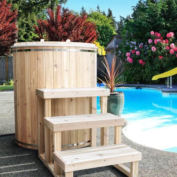 Baltic Cold Plunge Tub | Cedar Ice Barrel for Recovery & Wellness - Sauna Luxuries