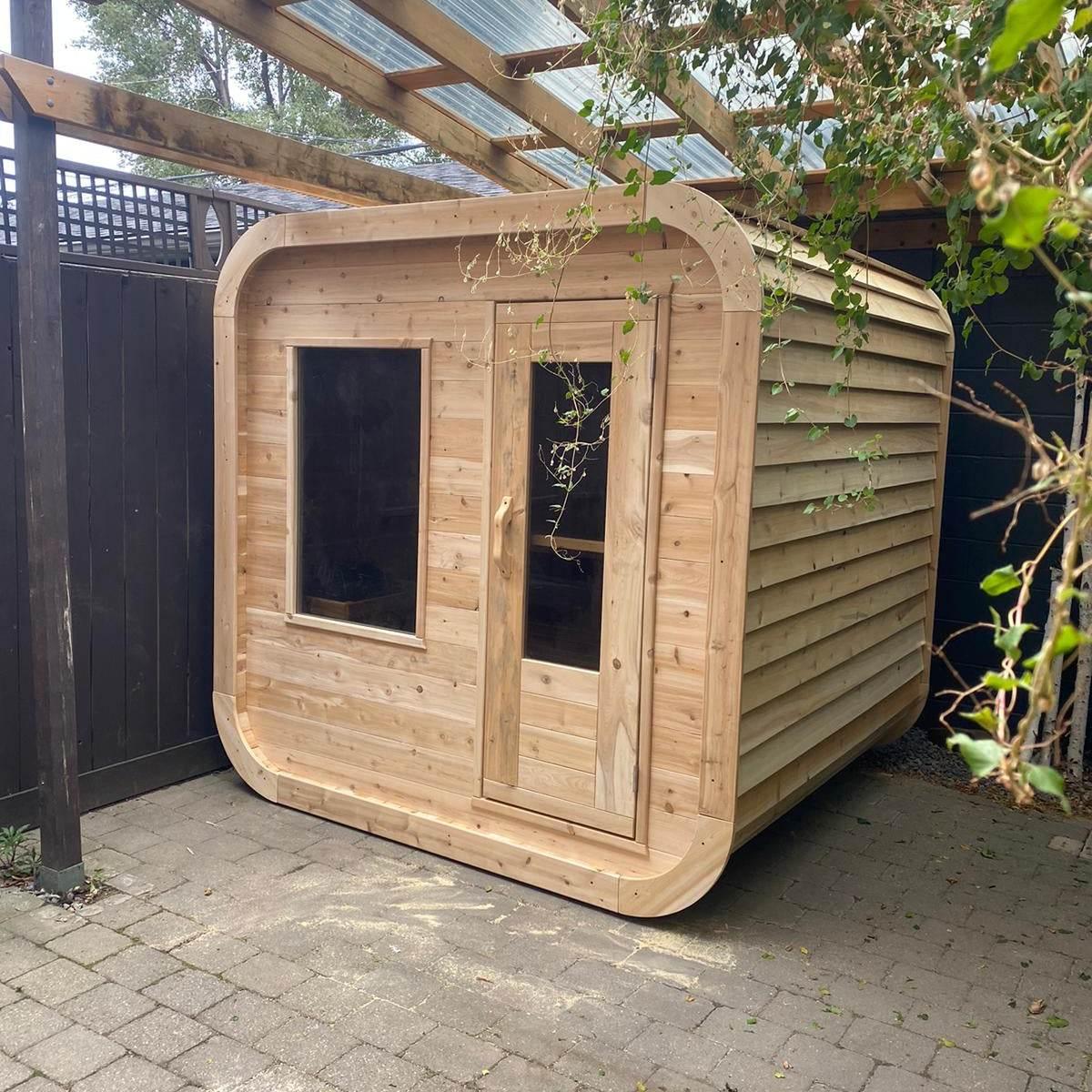 Dundalk Leisurecraft CT Luna Sauna | Electric Heated Cedar Kit - Sauna Luxuries