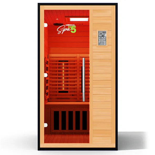 Commercial 485 Medical Infrared Sauna | 1 Person, Commercial Grade - Sauna Luxuries