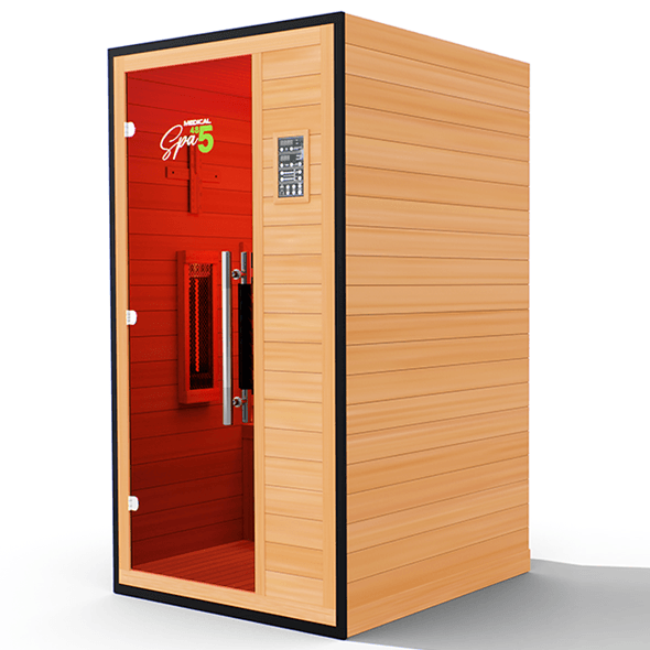Commercial 485 Medical Infrared Sauna | 1 Person, Commercial Grade - Sauna Luxuries
