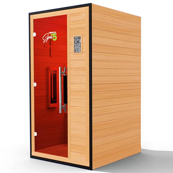 Commercial 485 Medical Infrared Sauna | 1 Person, Commercial Grade - Sauna Luxuries